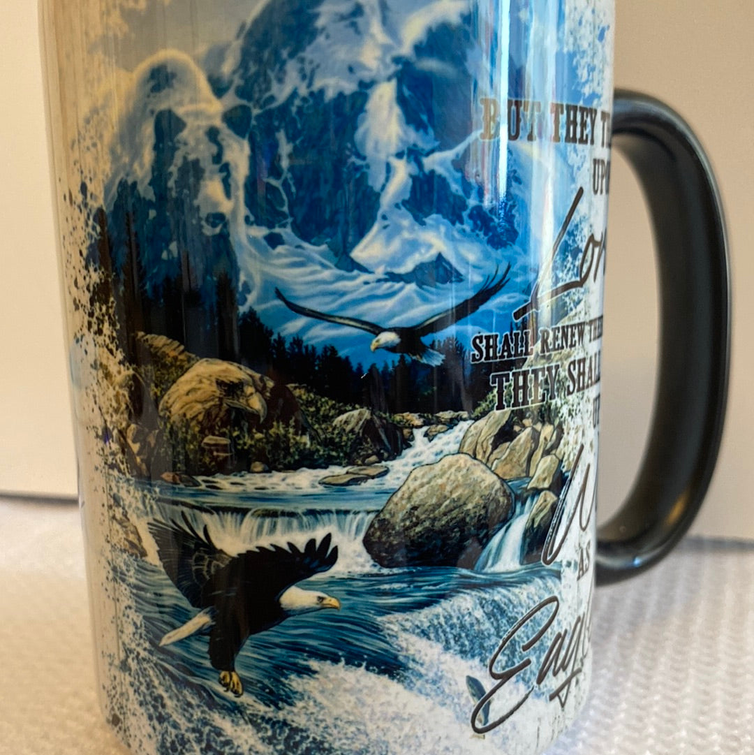 Wings as Eagles-Ceramic Mug