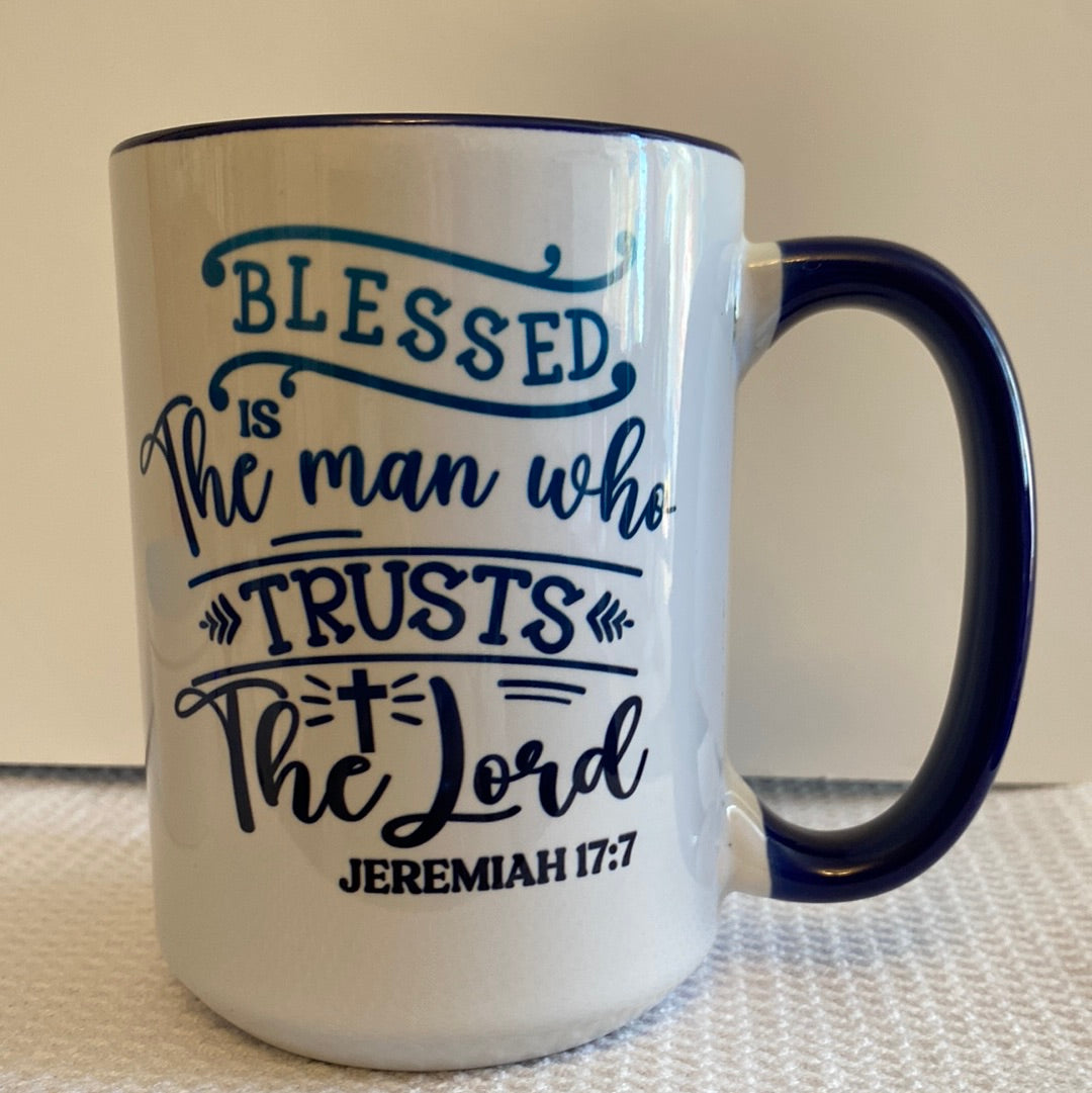 Blessed is the Man -Ceramic Mug