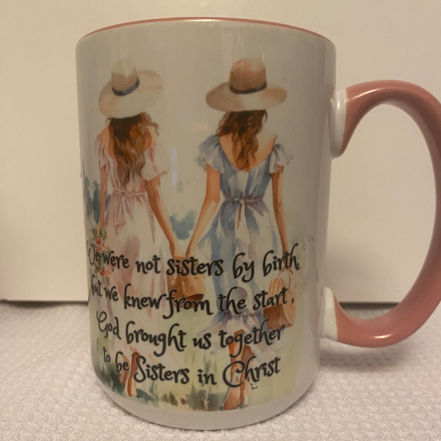 Sisters in Christ-Walking - Ceramic Mug