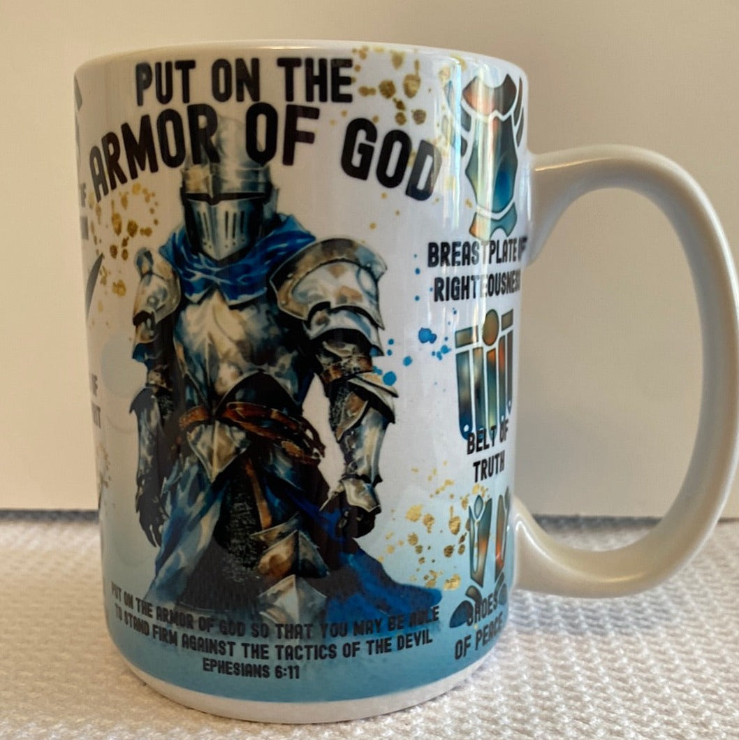 Male Armor of God -Ceramic Mug