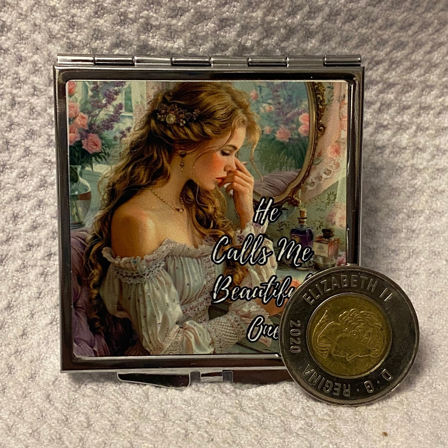 Beautiful One Square Compact Mirror