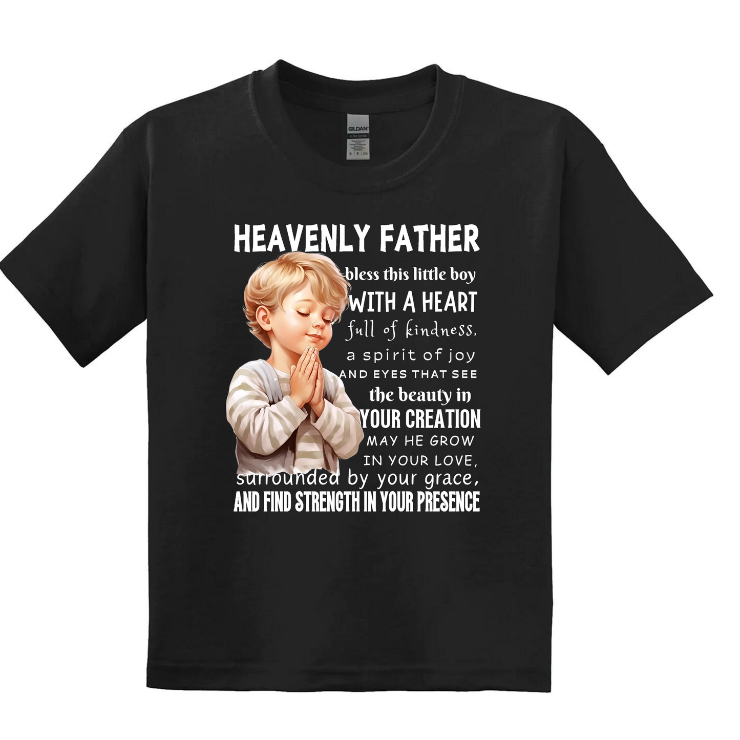 Kids/Youth SS Tee - Boys-Heavenly Father