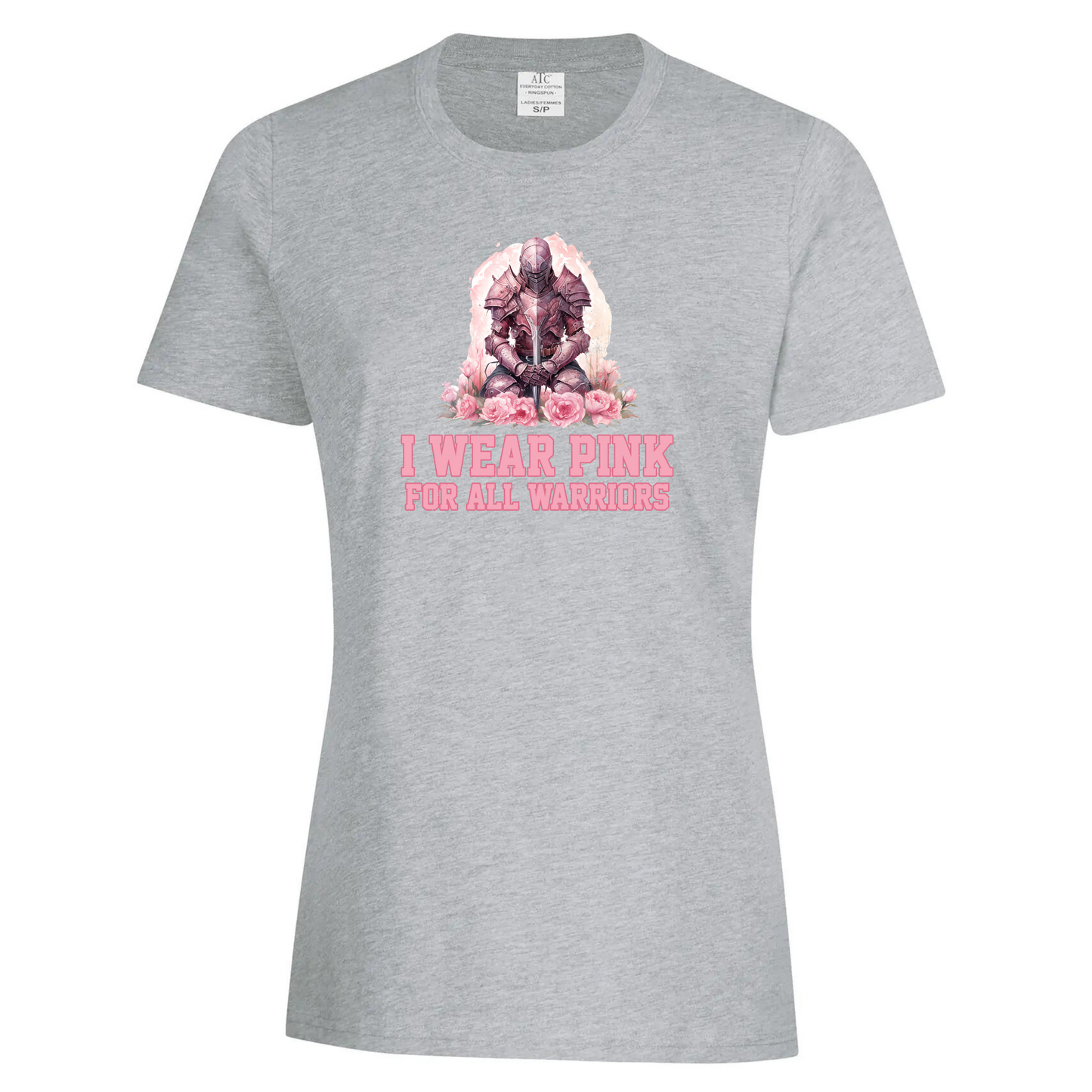 I Wear Pink -Breast Cancer Awareness-Ladies S.S Tshirt
