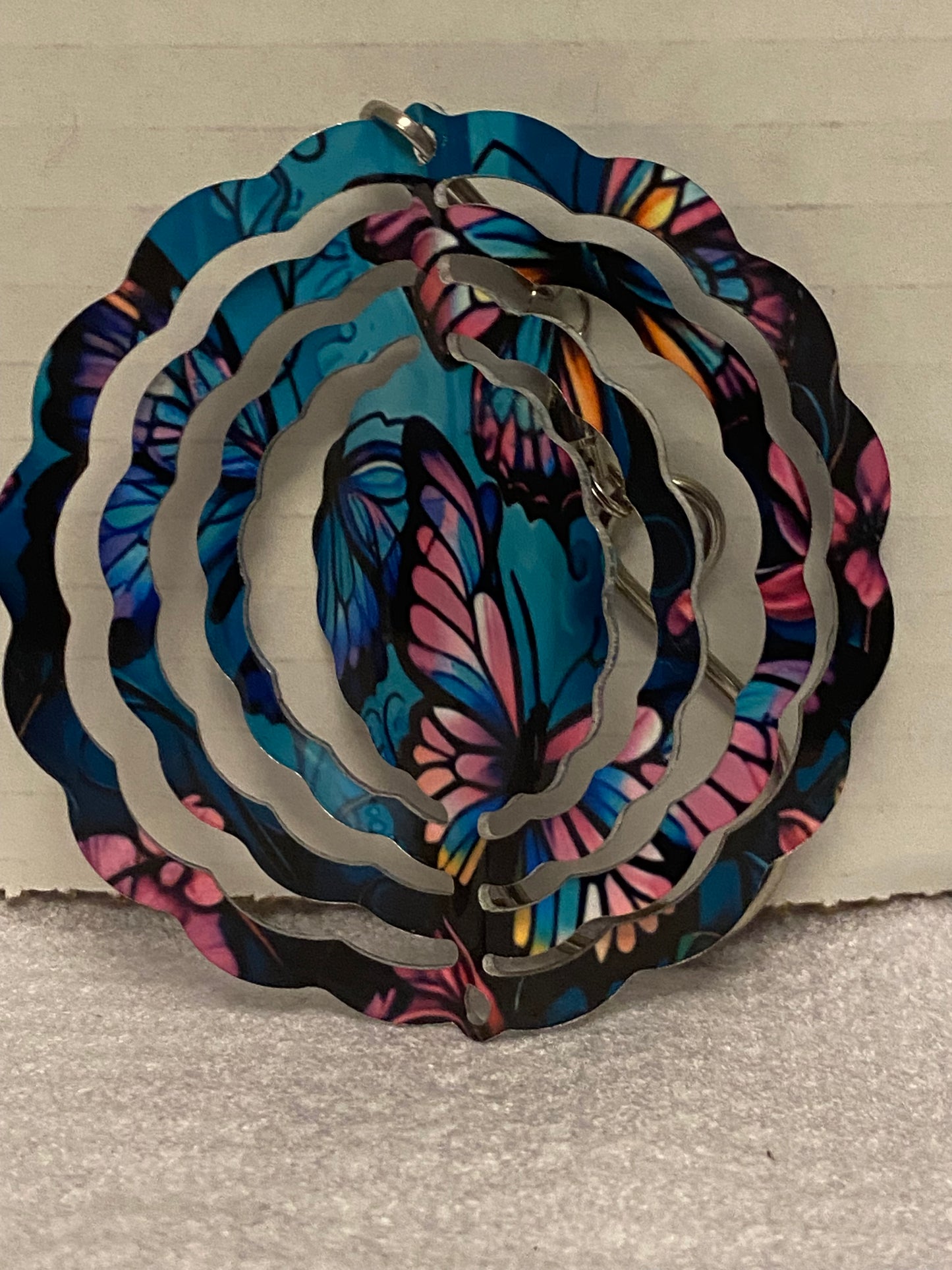 Butterflies 3 inch Mini Wind Spinner/Ornament