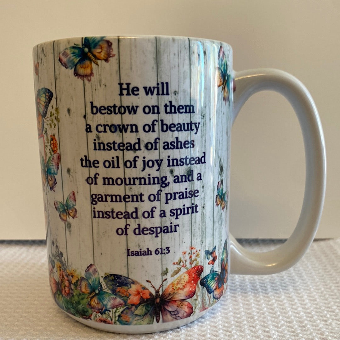 A Crown of Beauty Ceramic Mug