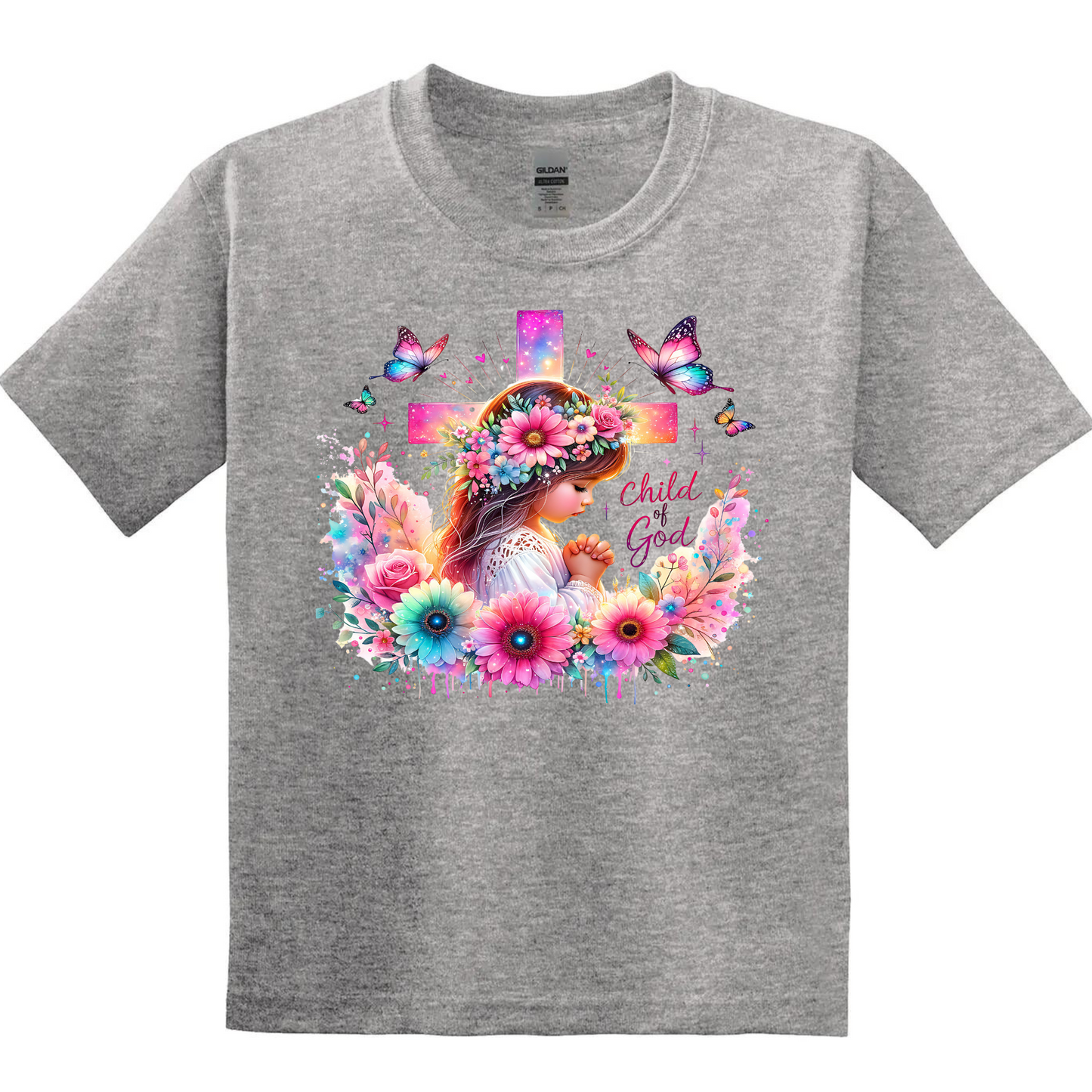 Kids/Youth SS Tee -Girl Child of God