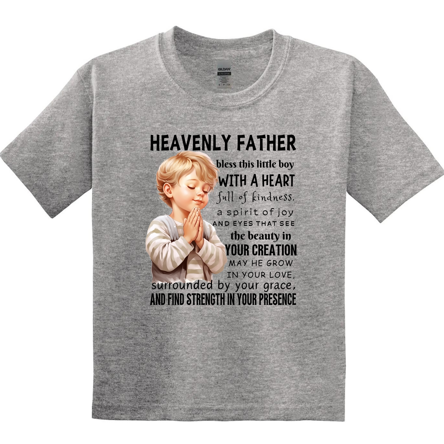 Kids/Youth SS Tee - Boys-Heavenly Father