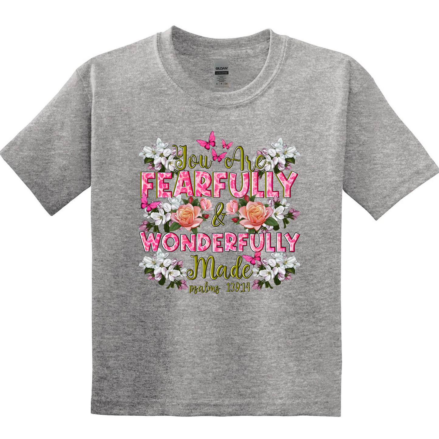 Kids/Youth SS Tee -Fearfully and Wonderfully