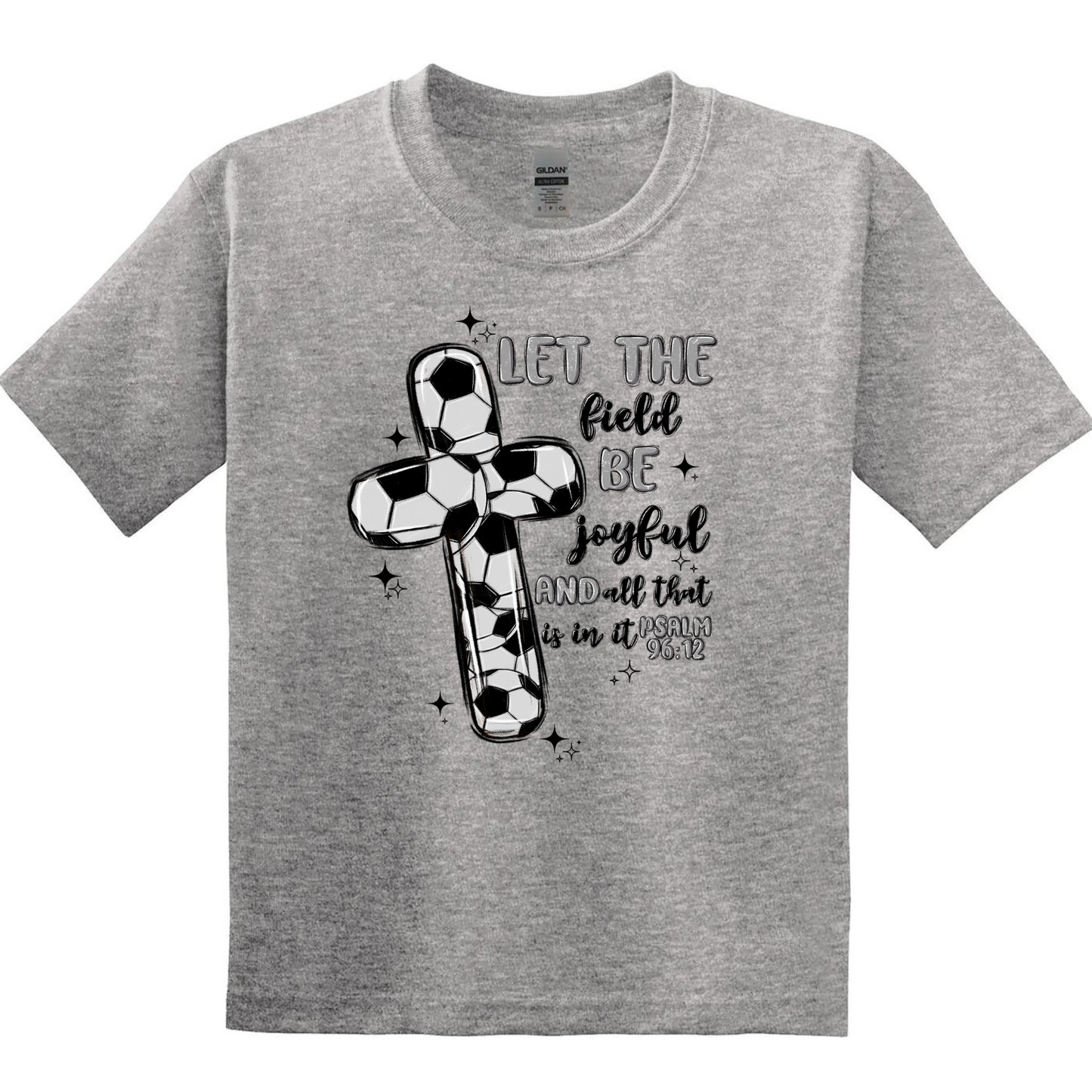 Kids/Youth SS Tee-Soccer -Let the Field
