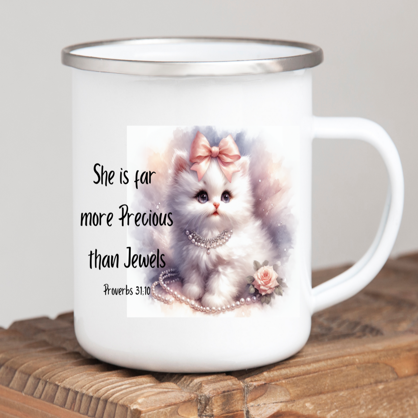 More Precious than Jewels - Kids/Youth Metal Mug