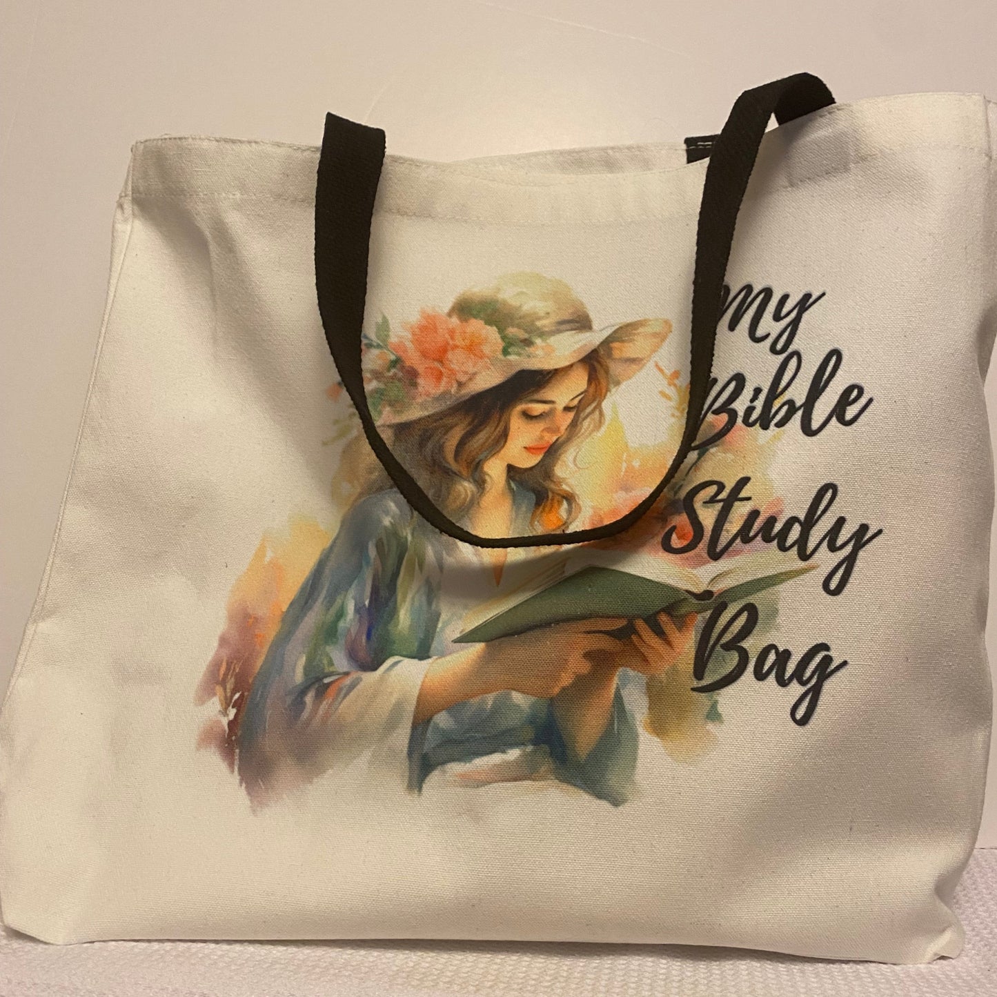 My Bible Study Bag #1-Large Tote Bag