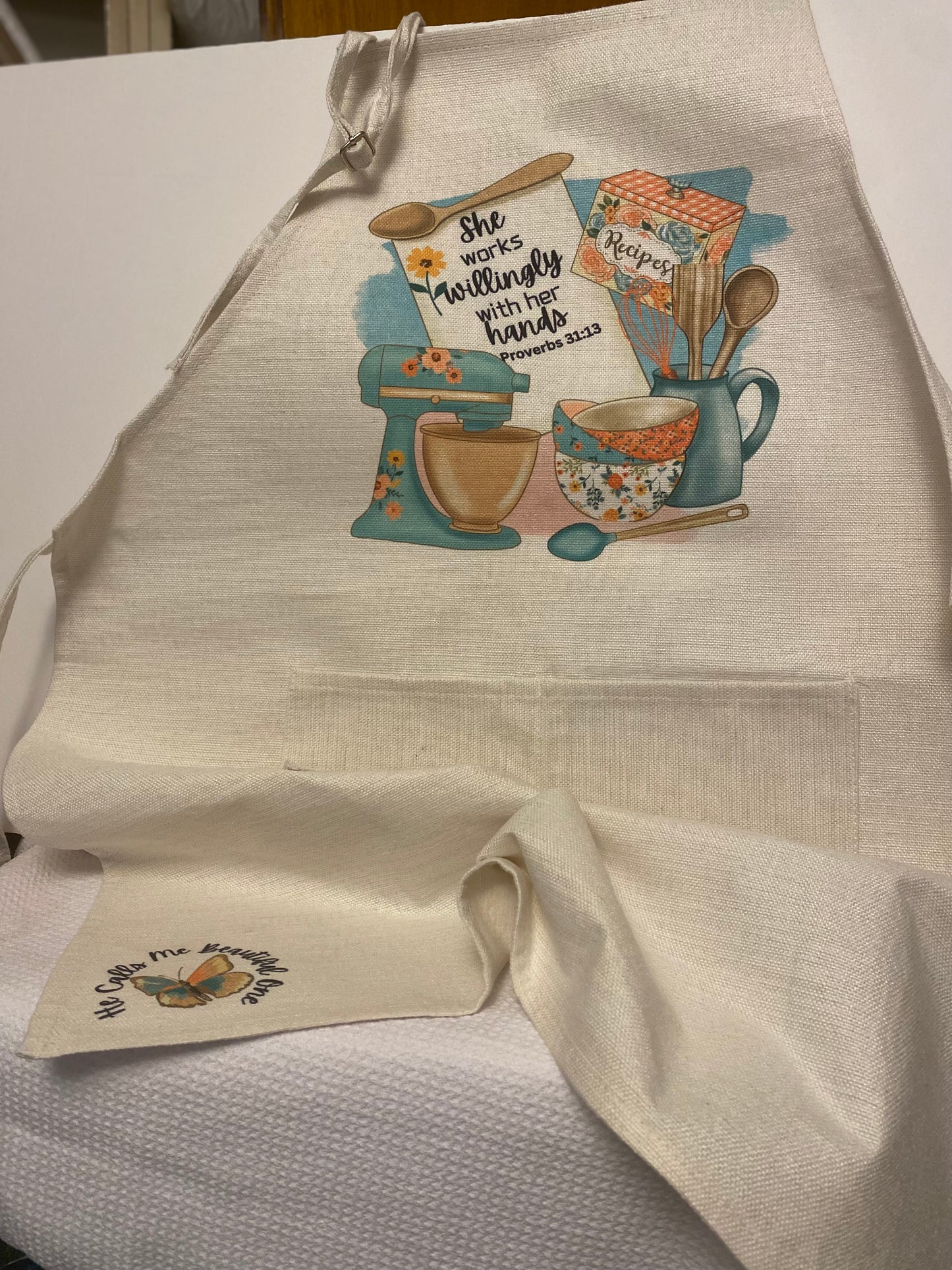 She is Clothed Adult Apron