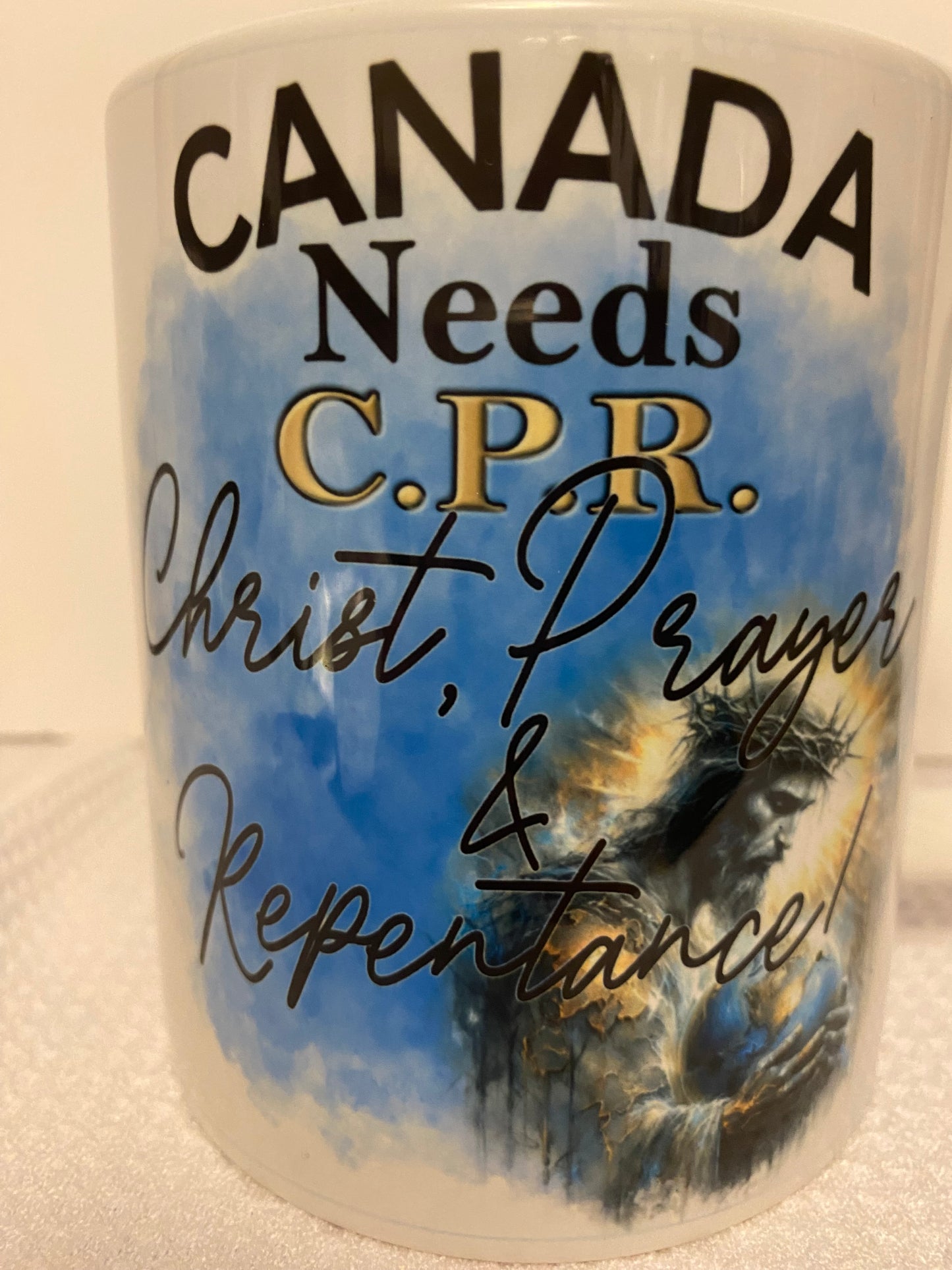 NEW-BIG 20 oz - Canada CPR Ceramic Mug