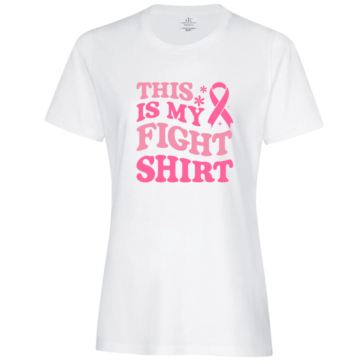 My Fight Shirt -Breast Cancer Awareness-Ladies S.S Tshirt