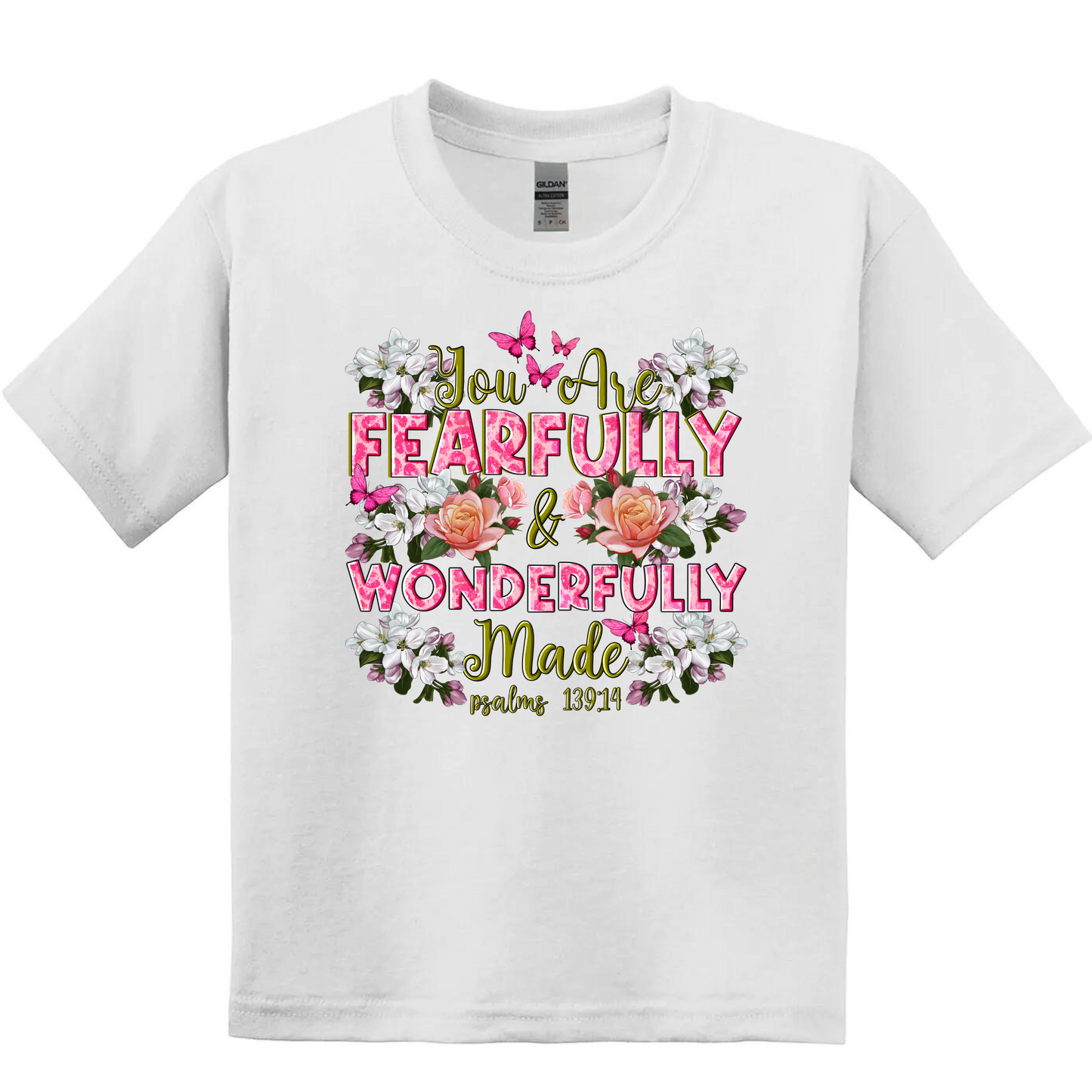 Kids/Youth SS Tee -Fearfully and Wonderfully
