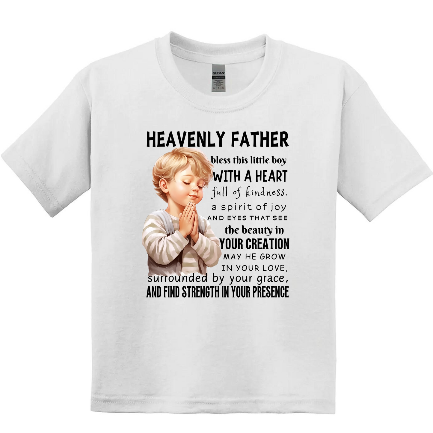 Kids/Youth SS Tee - Boys-Heavenly Father
