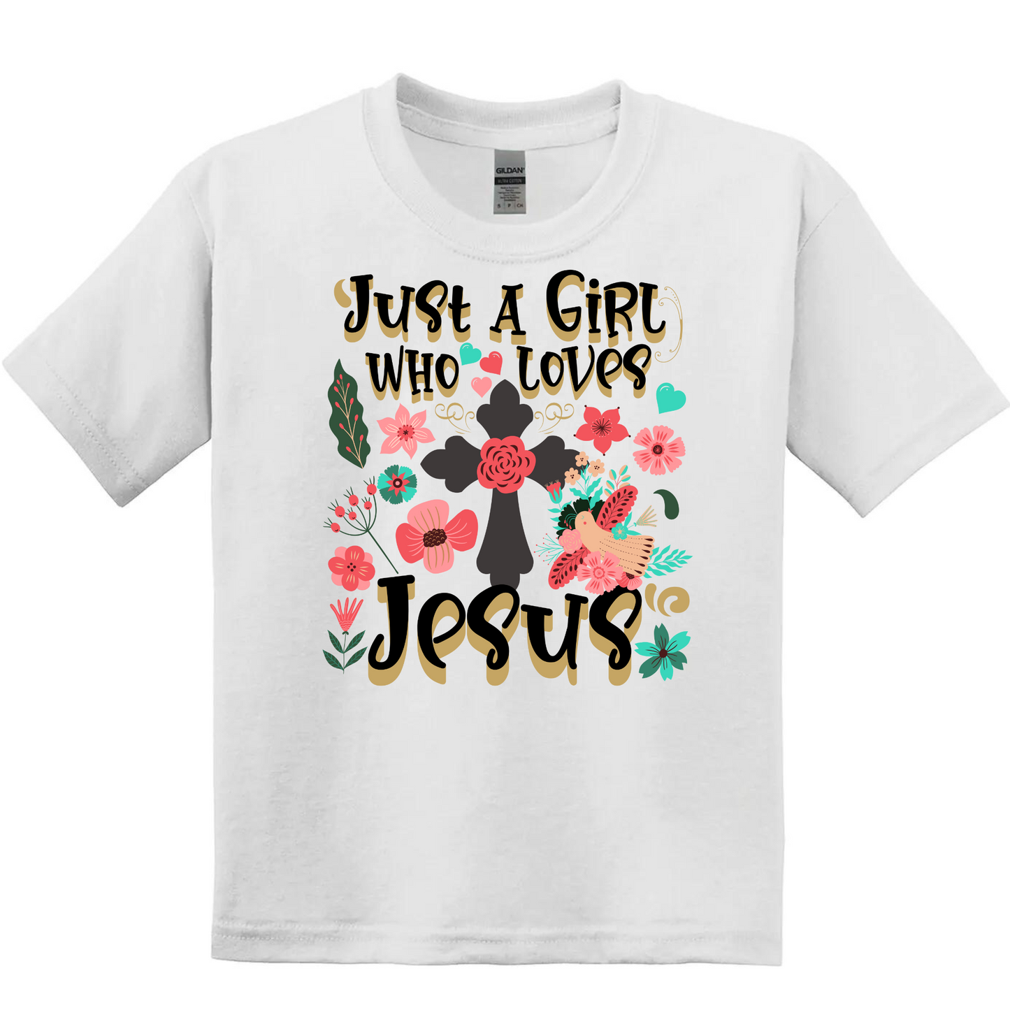 Kids/Youth SS Tee -Just A Girl Who Loves Jesus