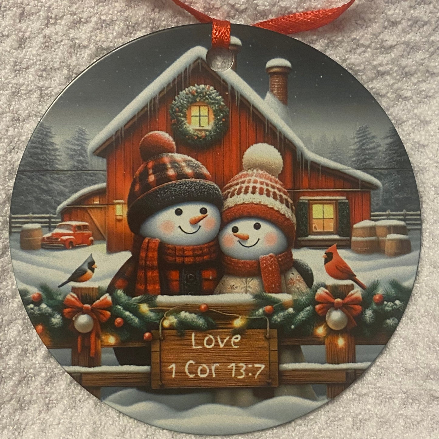 Love Christmas Ornament