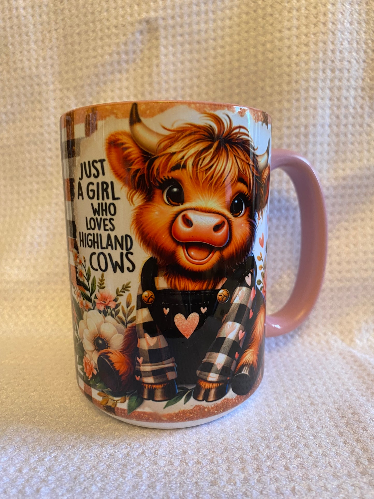 Just a girl who loves Highland Cows -Ceramic Mug
