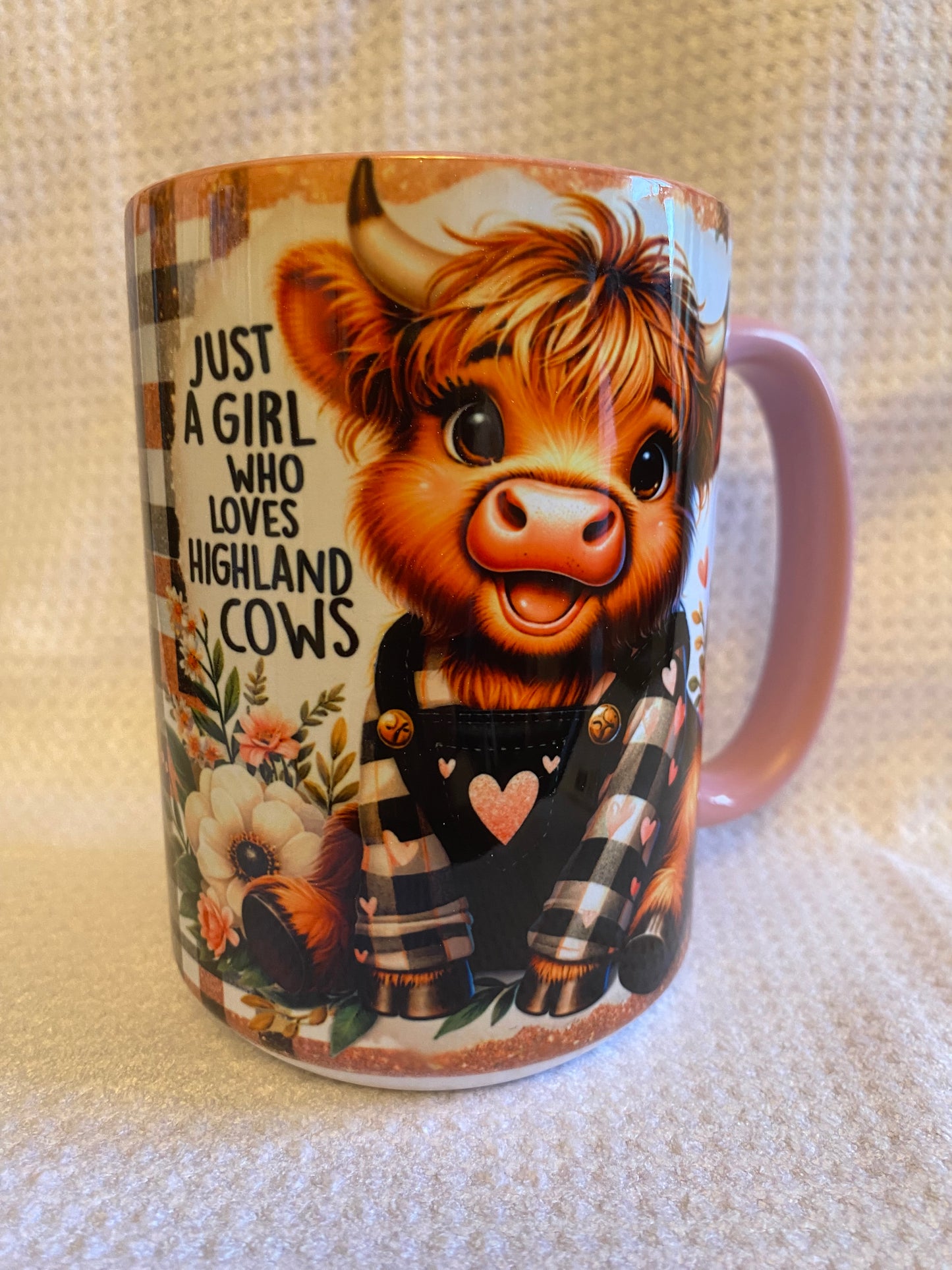Just a girl who loves Highland Cows -Ceramic Mug