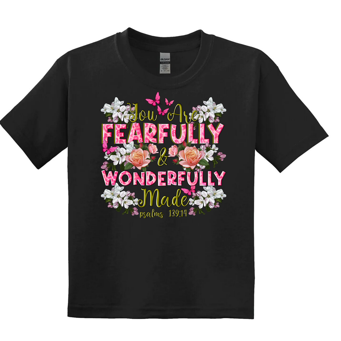 Kids/Youth SS Tee -Fearfully and Wonderfully