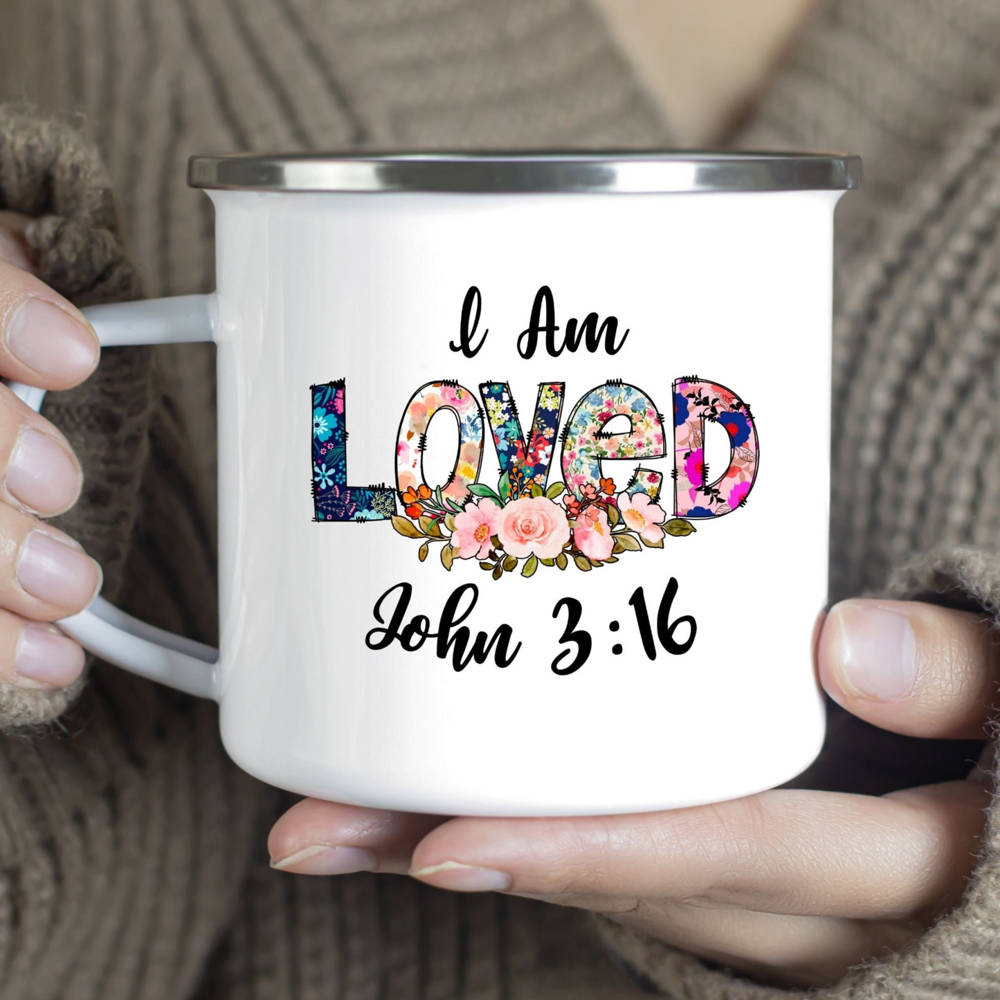 I AM LOVED-Kids/Youth Metal Mug