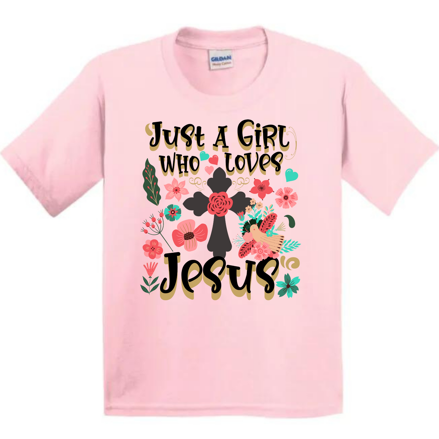 Kids/Youth SS Tee -Just A Girl Who Loves Jesus