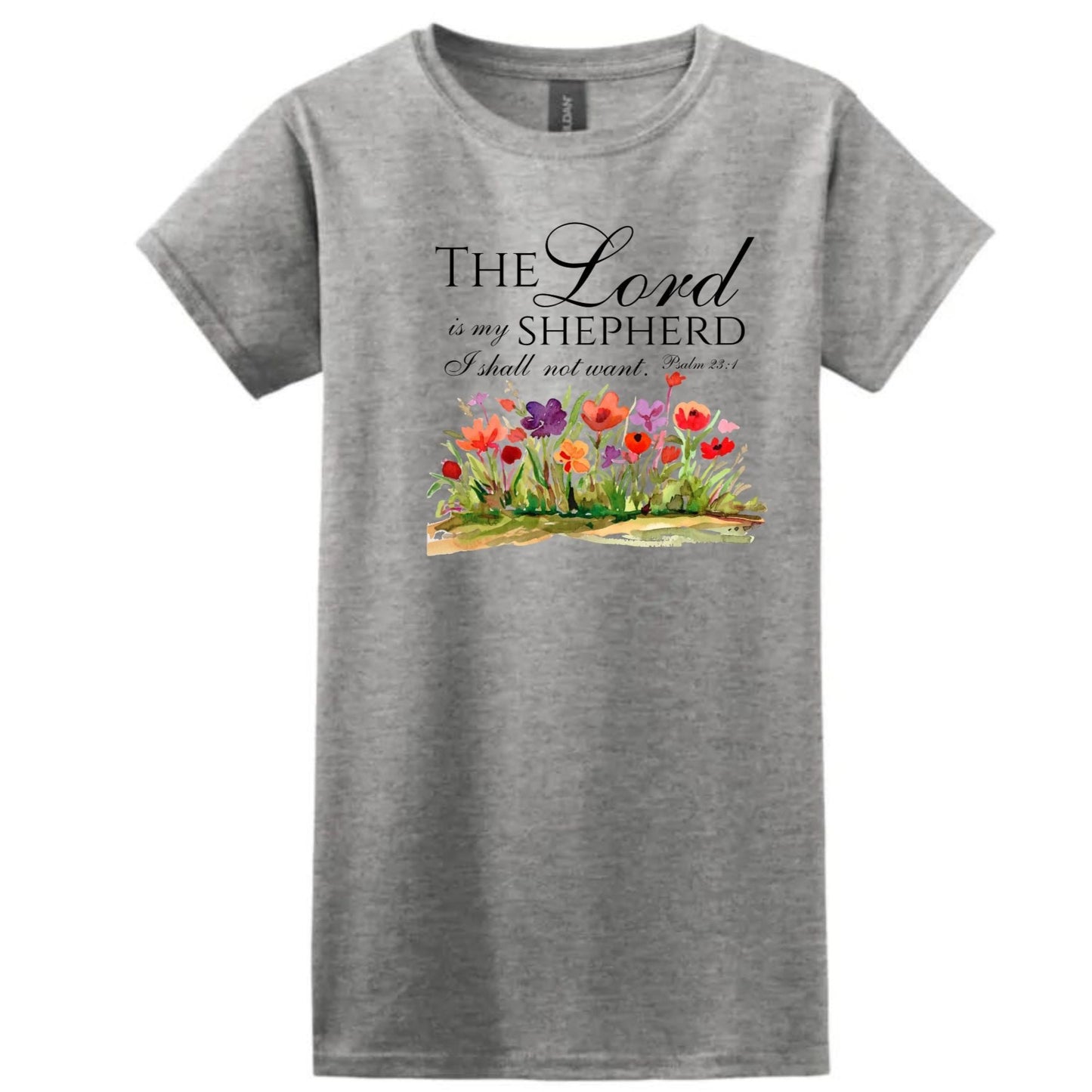 Ladies S.S Tshirt - The Lord is my Shepard