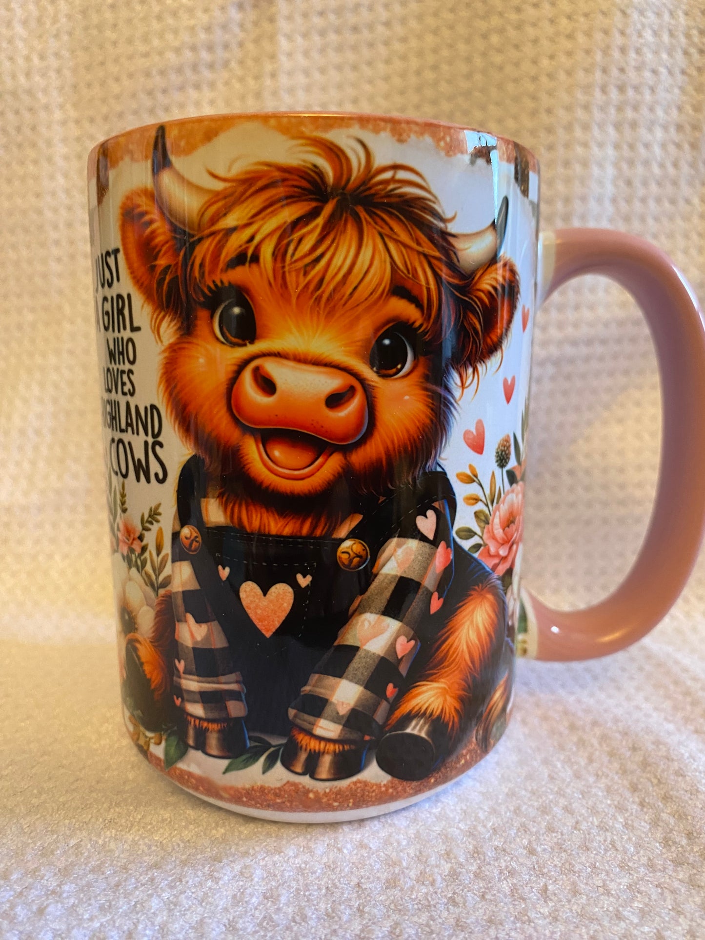 Just a girl who loves Highland Cows -Ceramic Mug