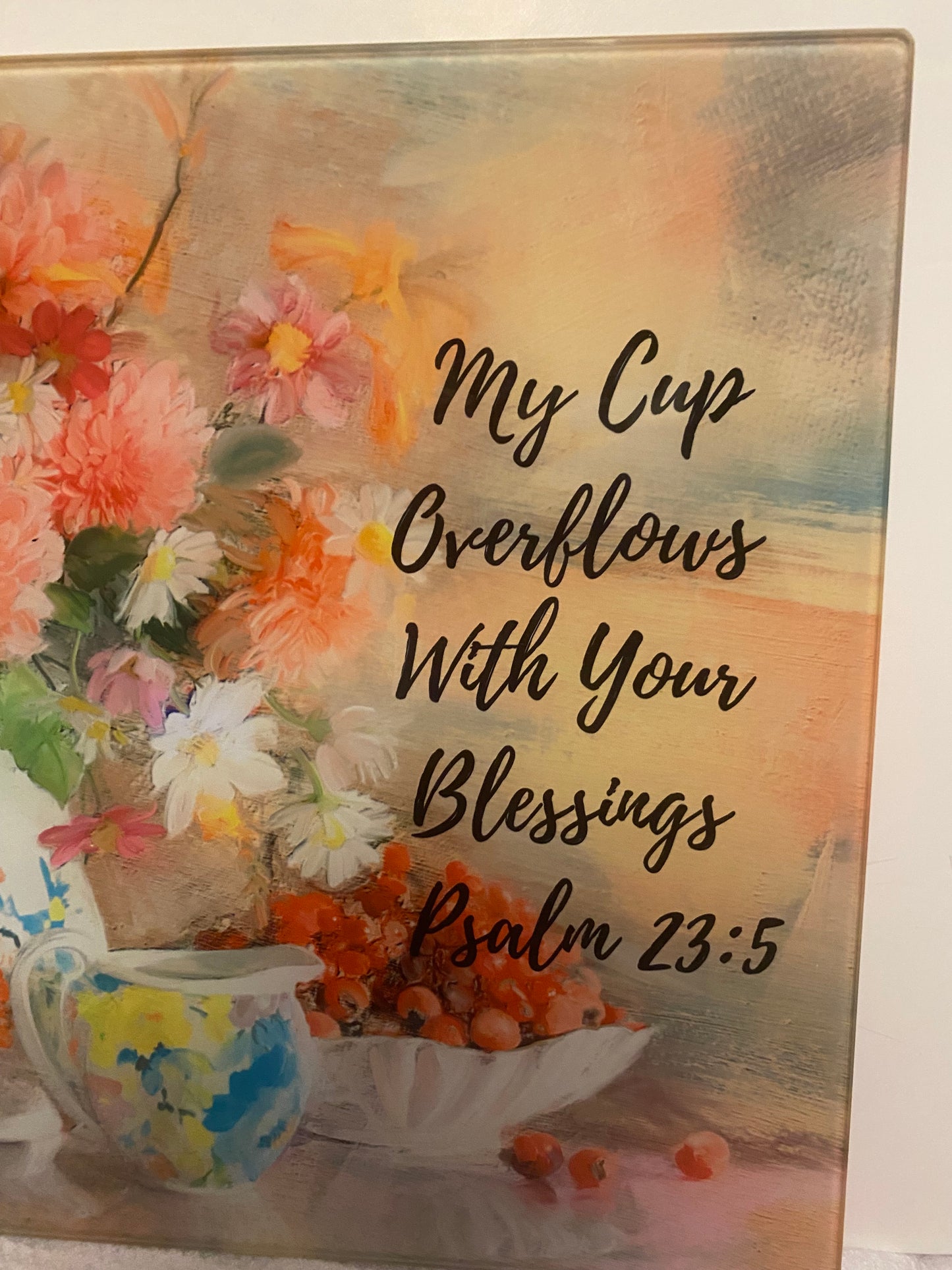 My Cups Overflows Large Cutting Board/Trivet