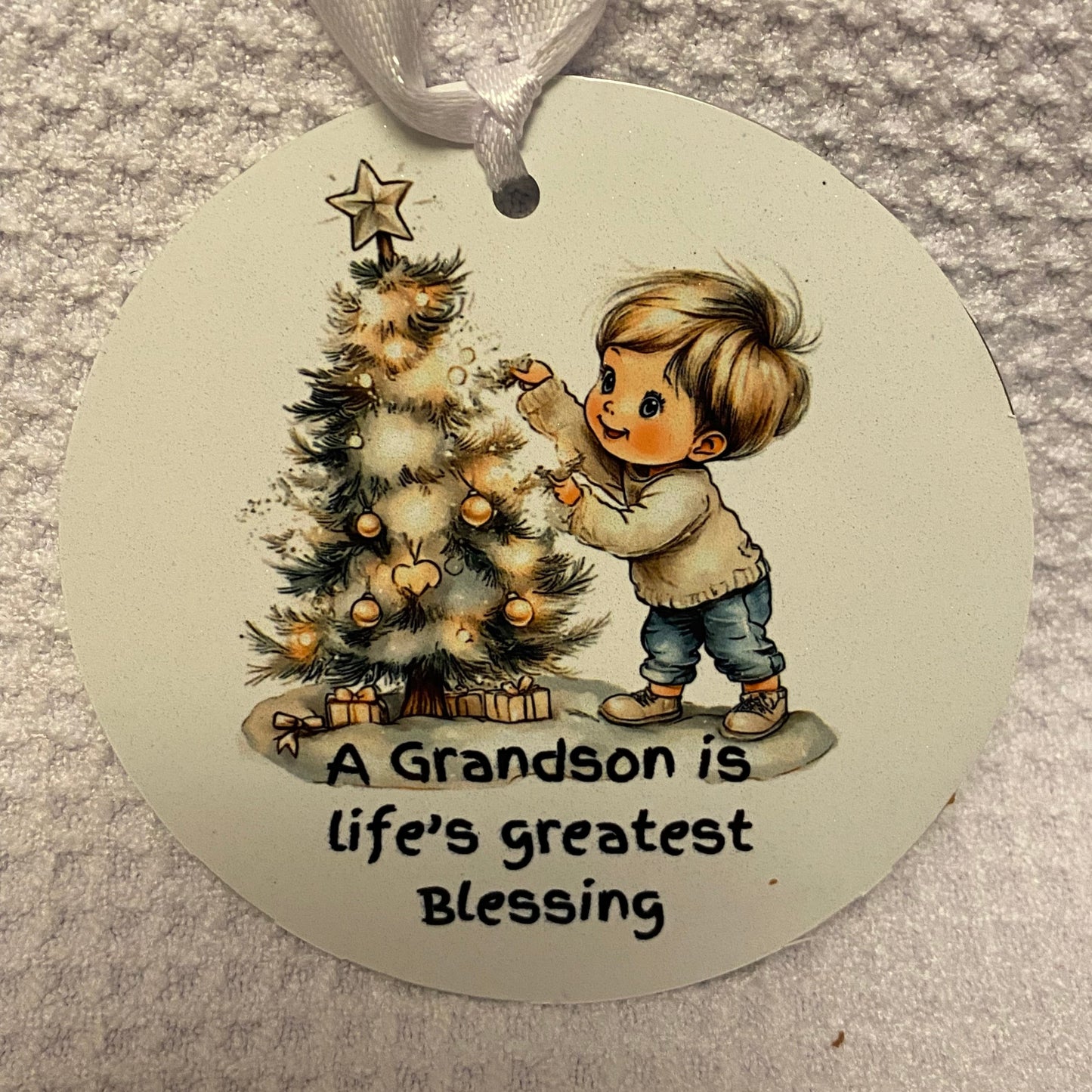 Grandson Christmas Ornament
