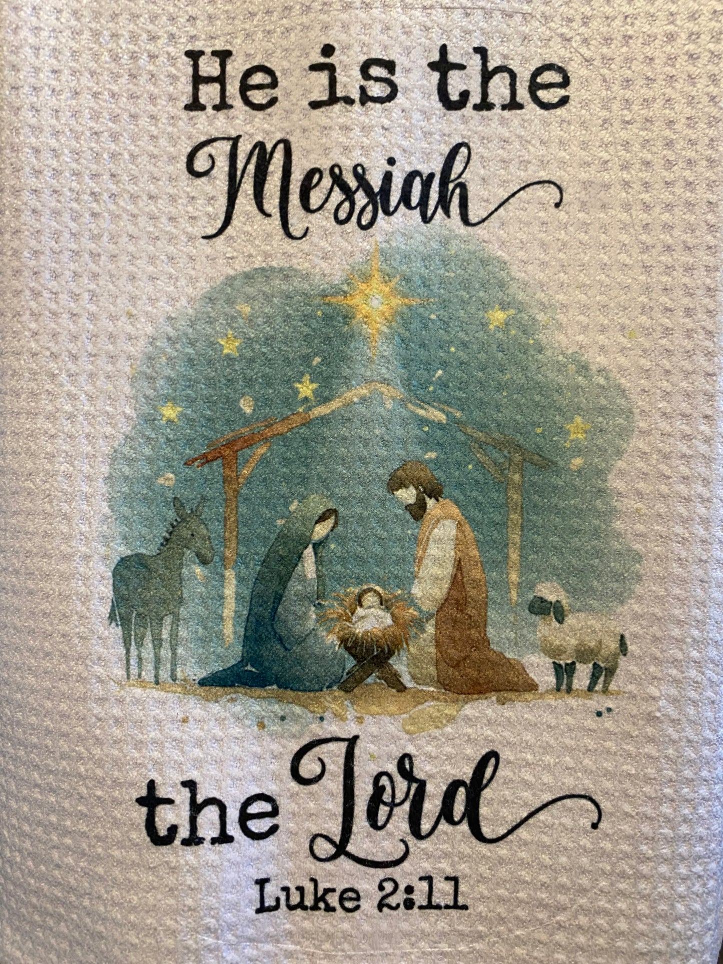 He is The Messiah Tea Towel