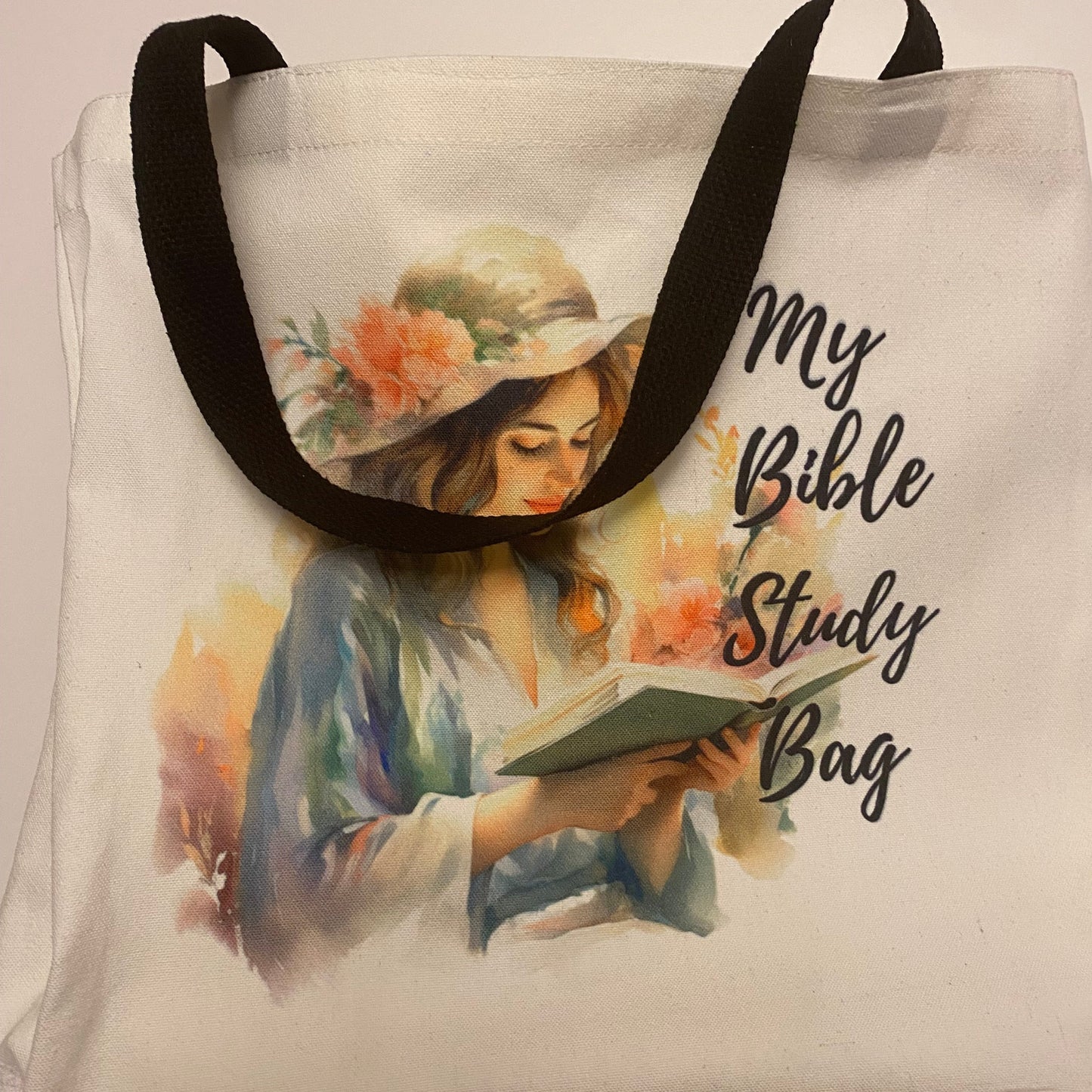 My Bible Study Bag #1-Large Tote Bag