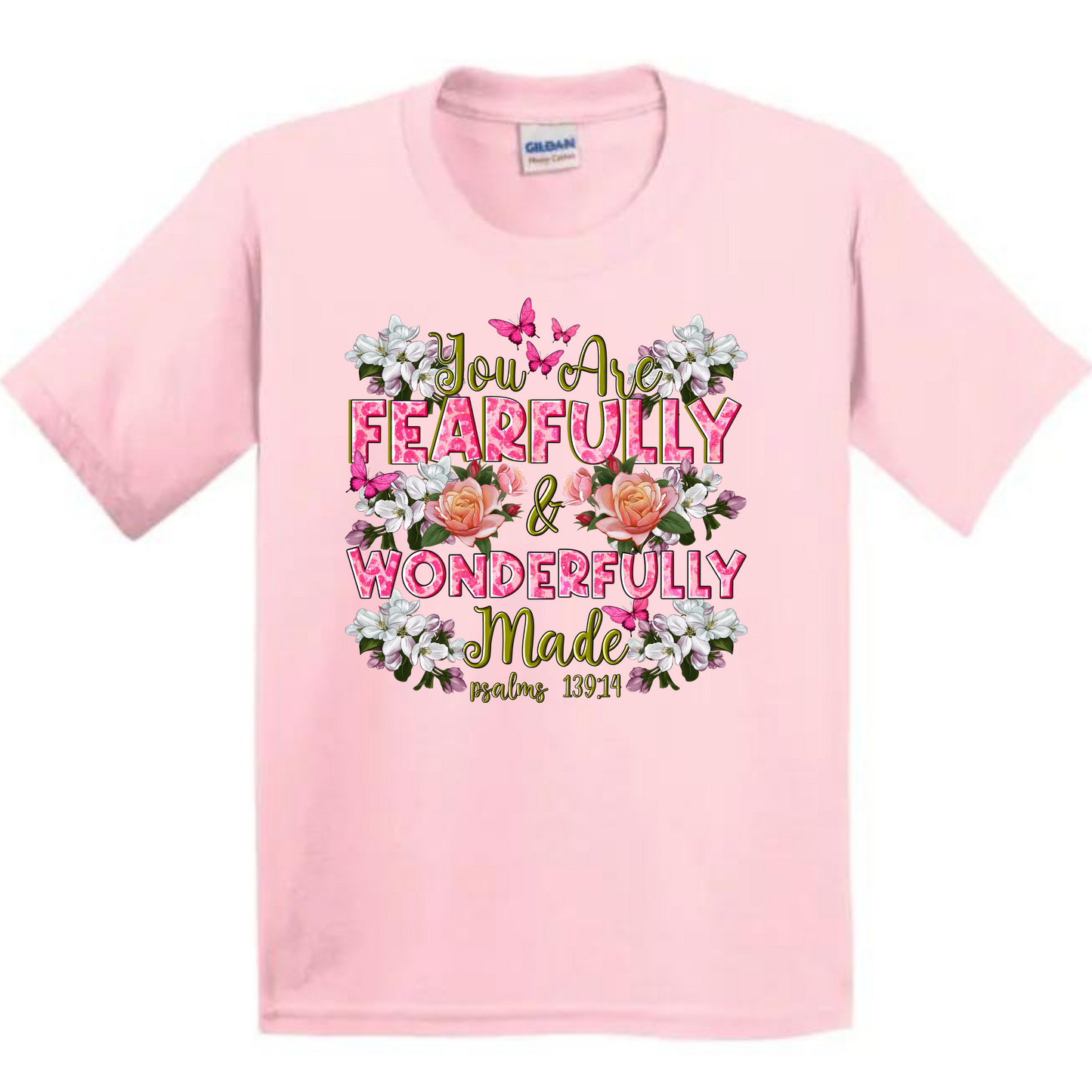 Kids/Youth SS Tee -Fearfully and Wonderfully