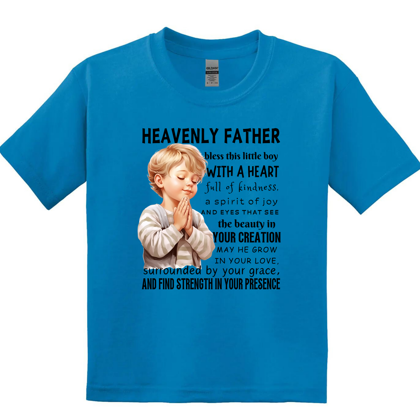 Kids/Youth SS Tee - Boys-Heavenly Father