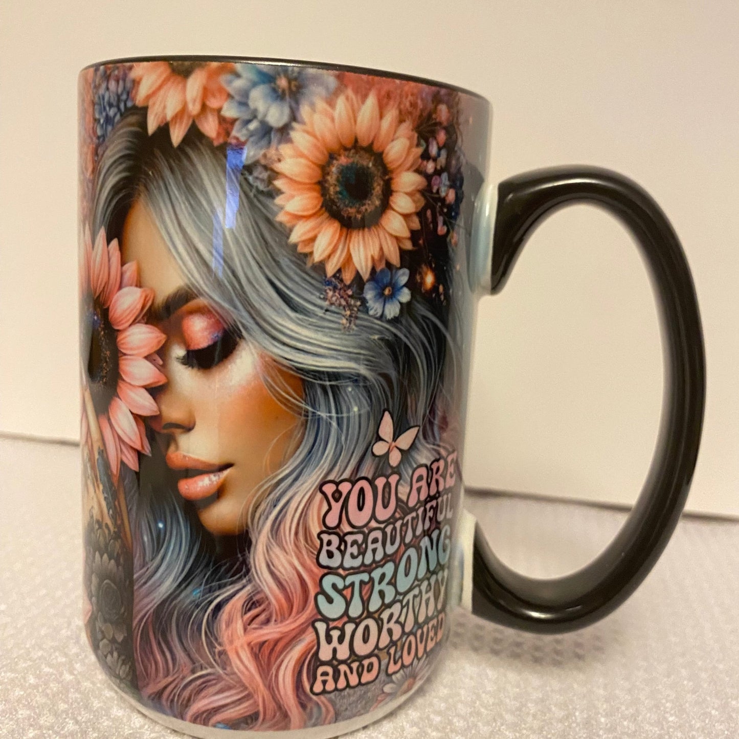Trendy Girl- You are Beautiful-Ceramic Mug
