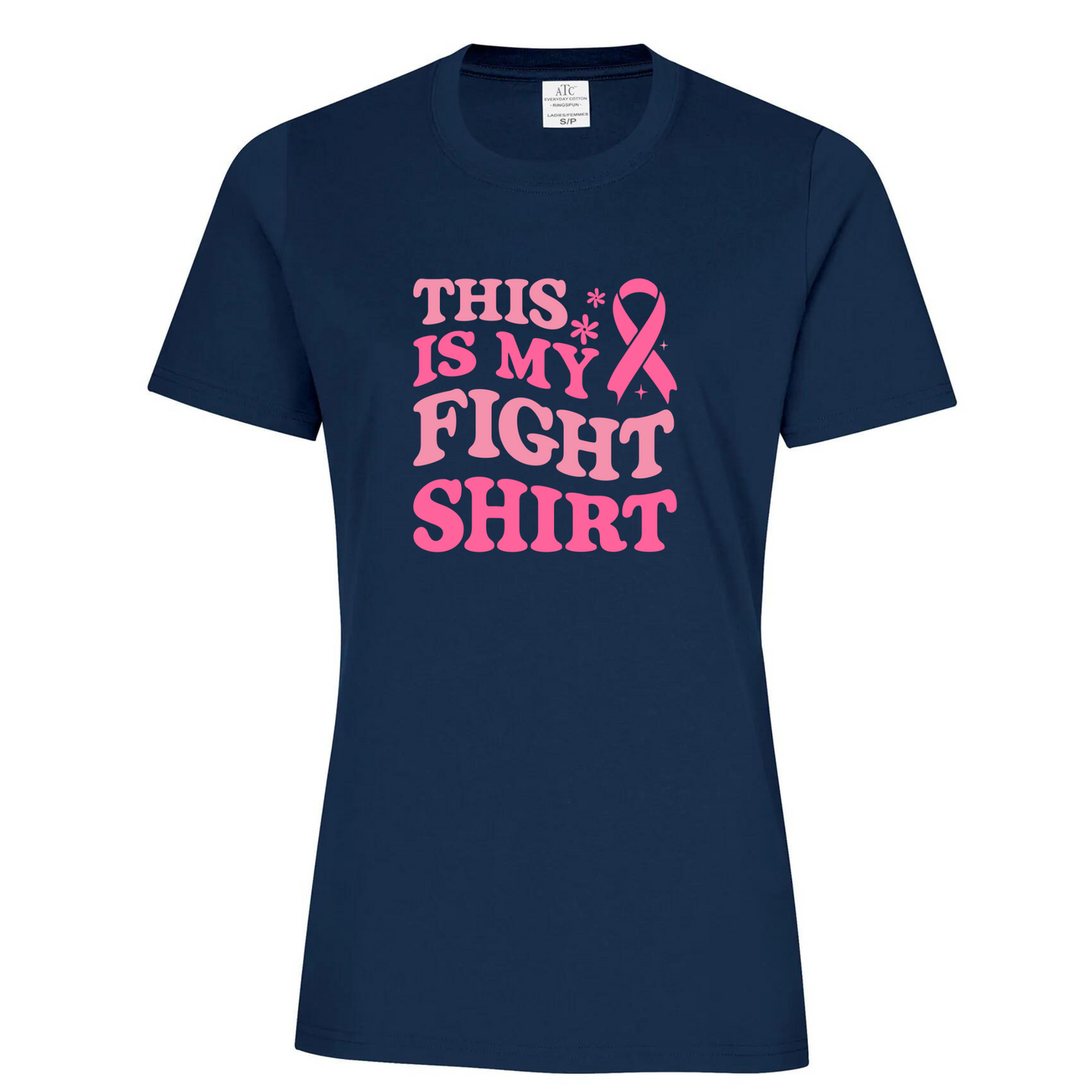 My Fight Shirt -Breast Cancer Awareness-Ladies S.S Tshirt