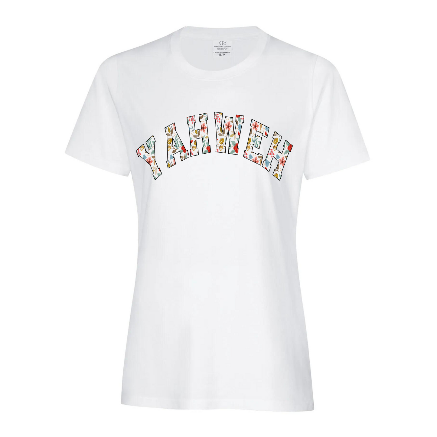 Floral Yahweh-Ladies S.S Tshirt