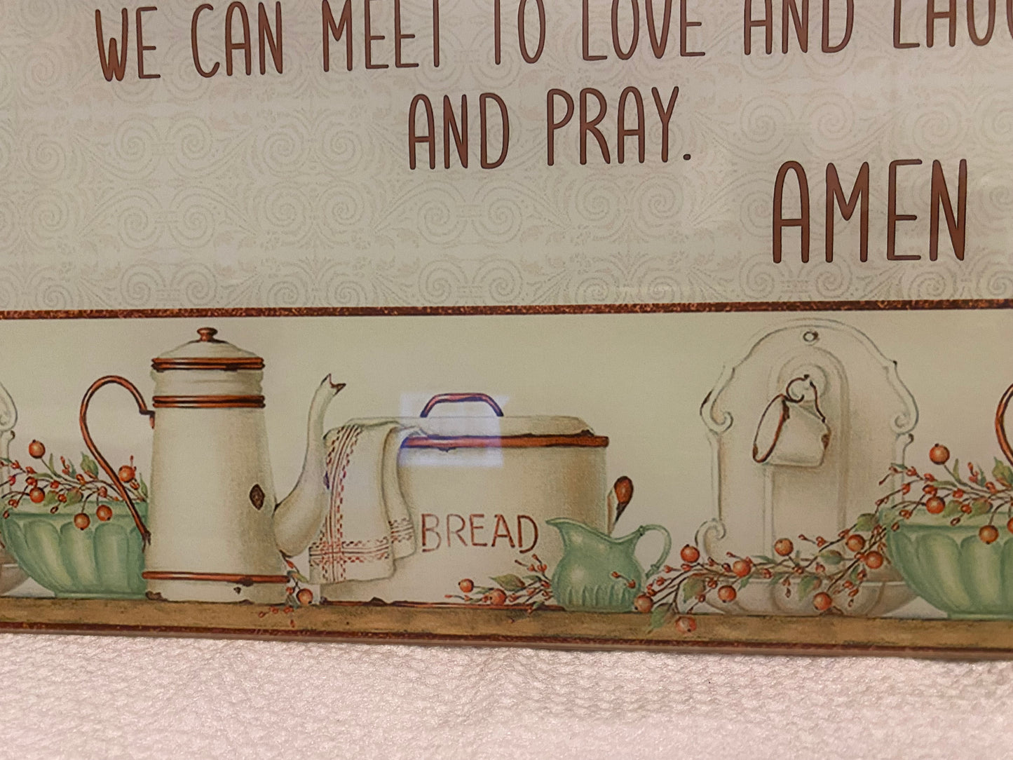 Kitchen Prayer Large Cutting Board/Trivet
