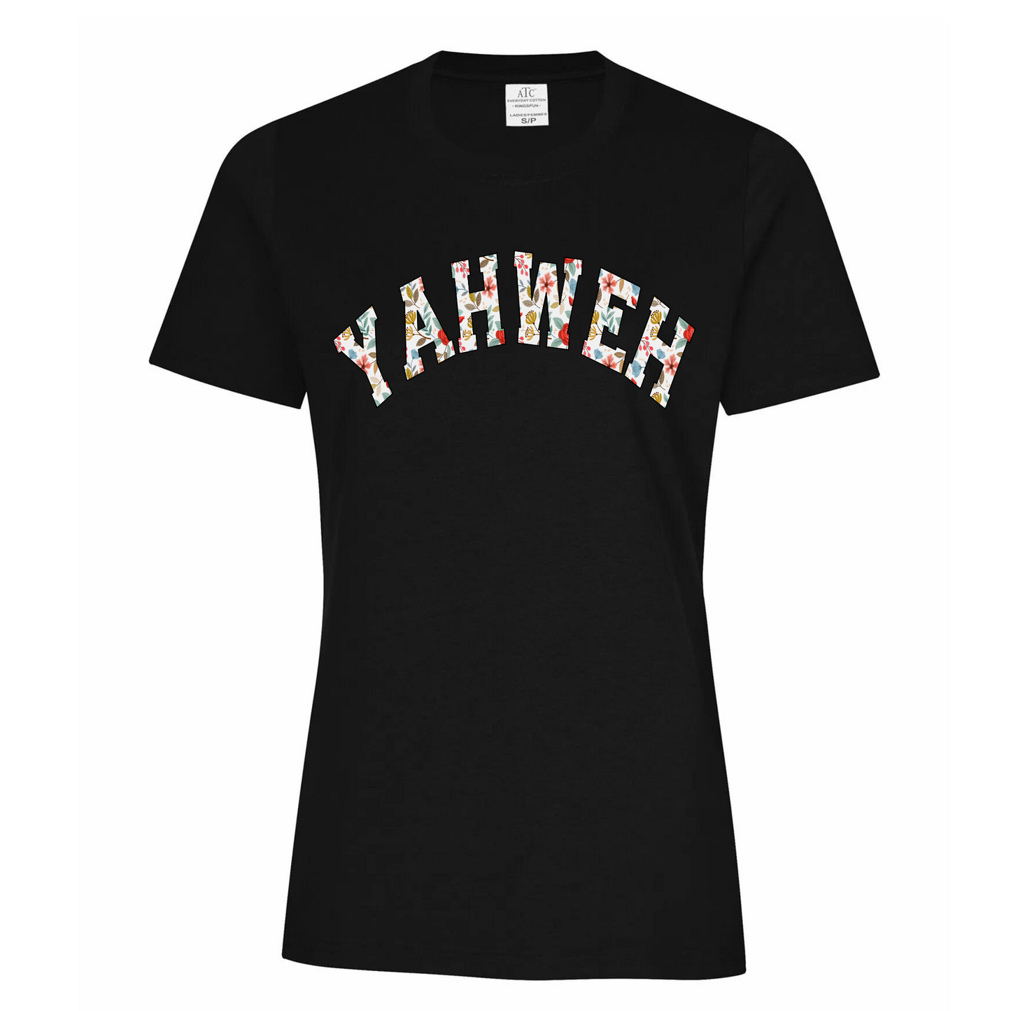 Floral Yahweh-Ladies S.S Tshirt