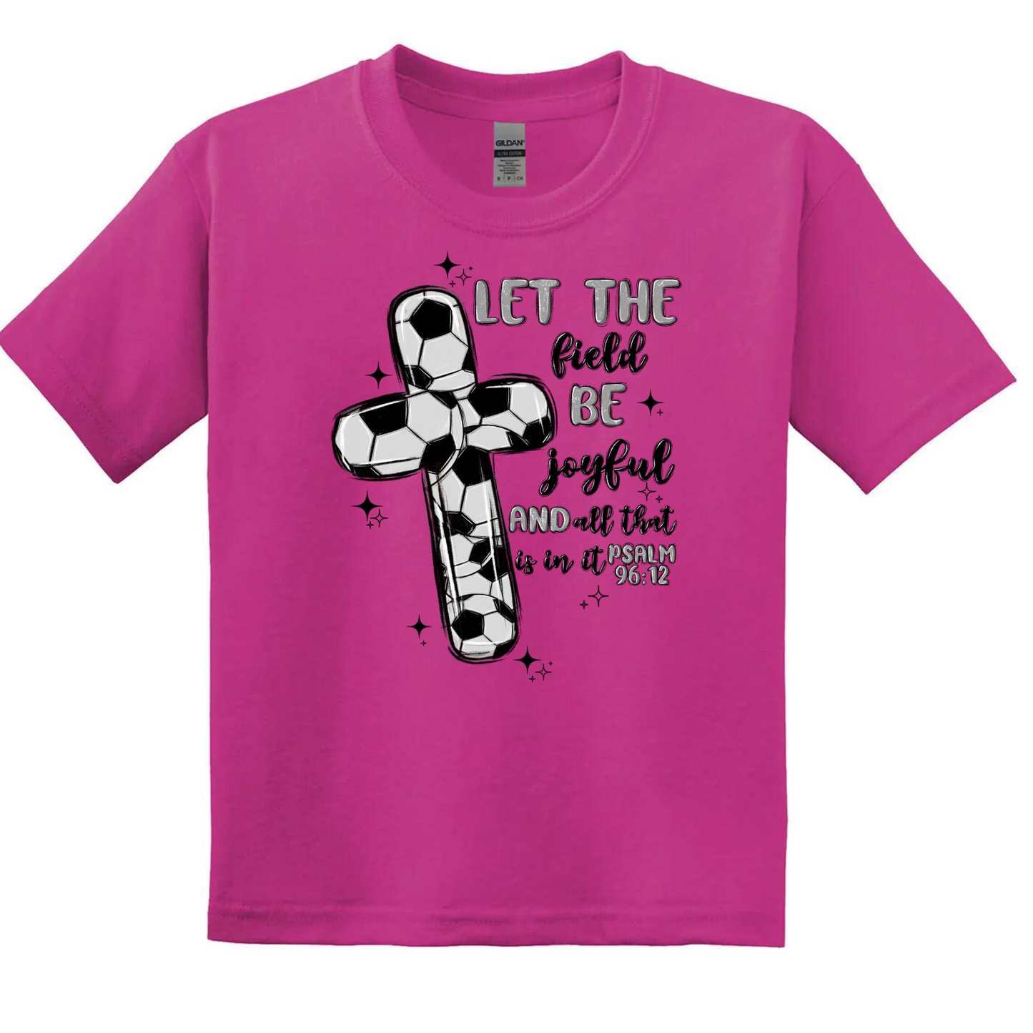 Kids/Youth SS Tee-Soccer -Let the Field