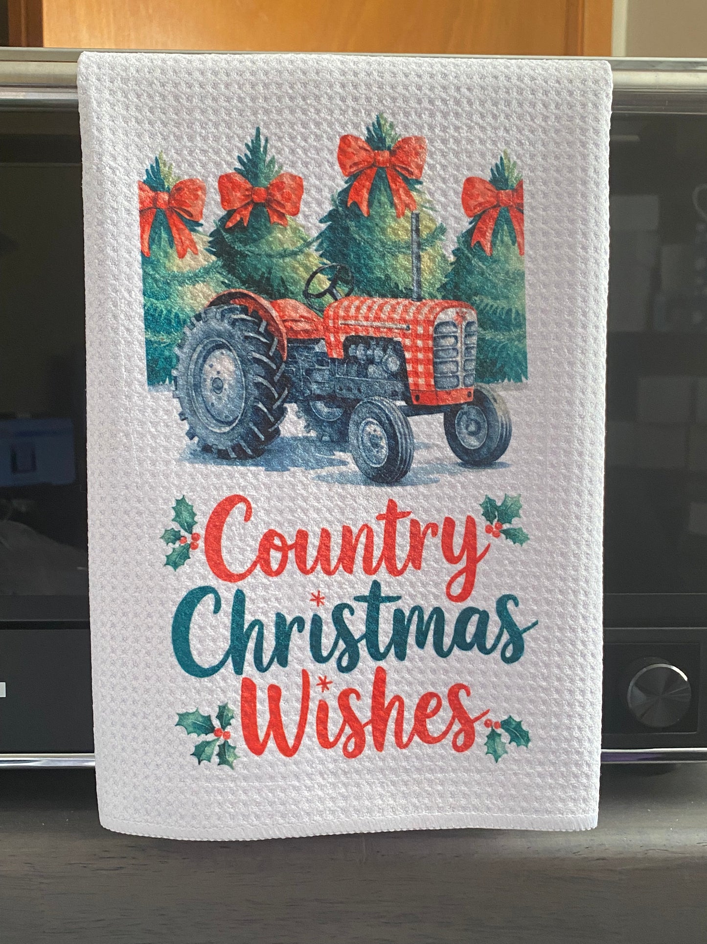 DISCONTINUED-Country Christmas Tea Towel