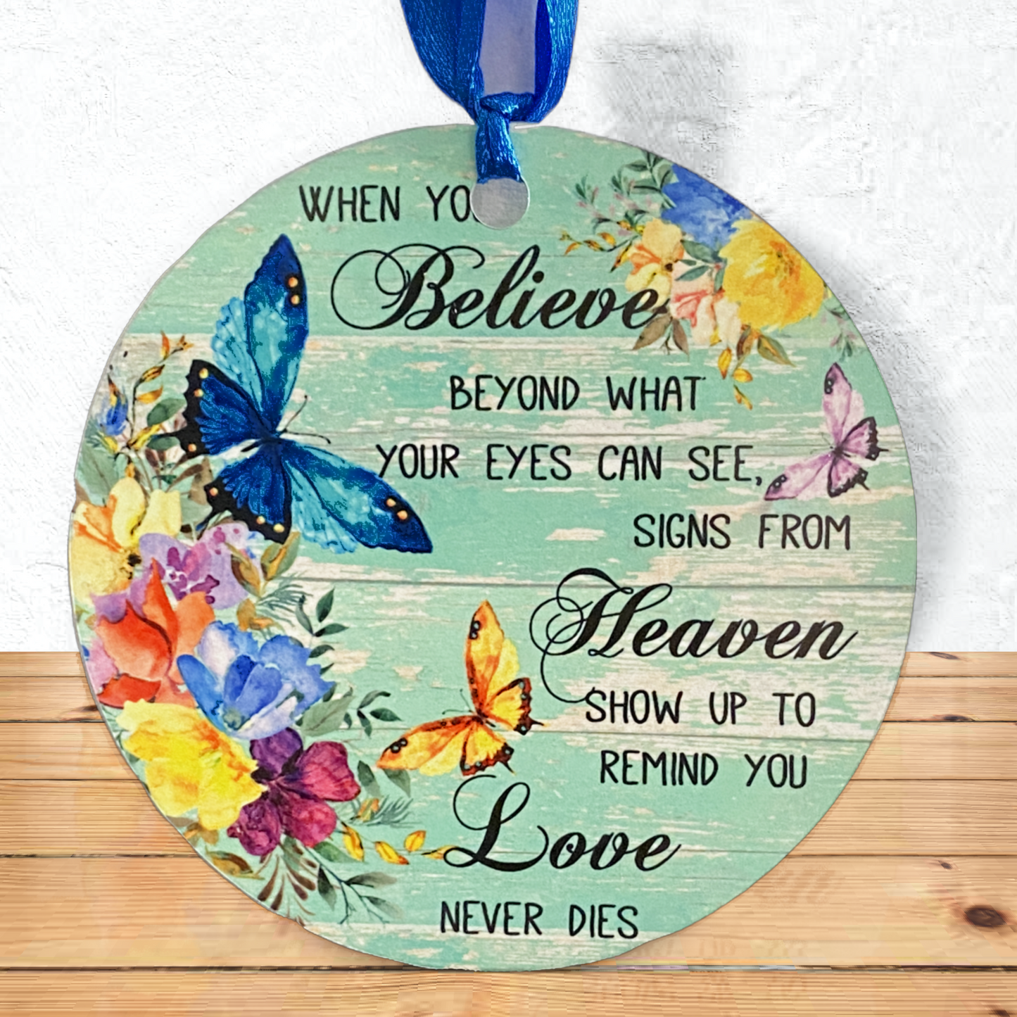 When you Believe Round Ornament