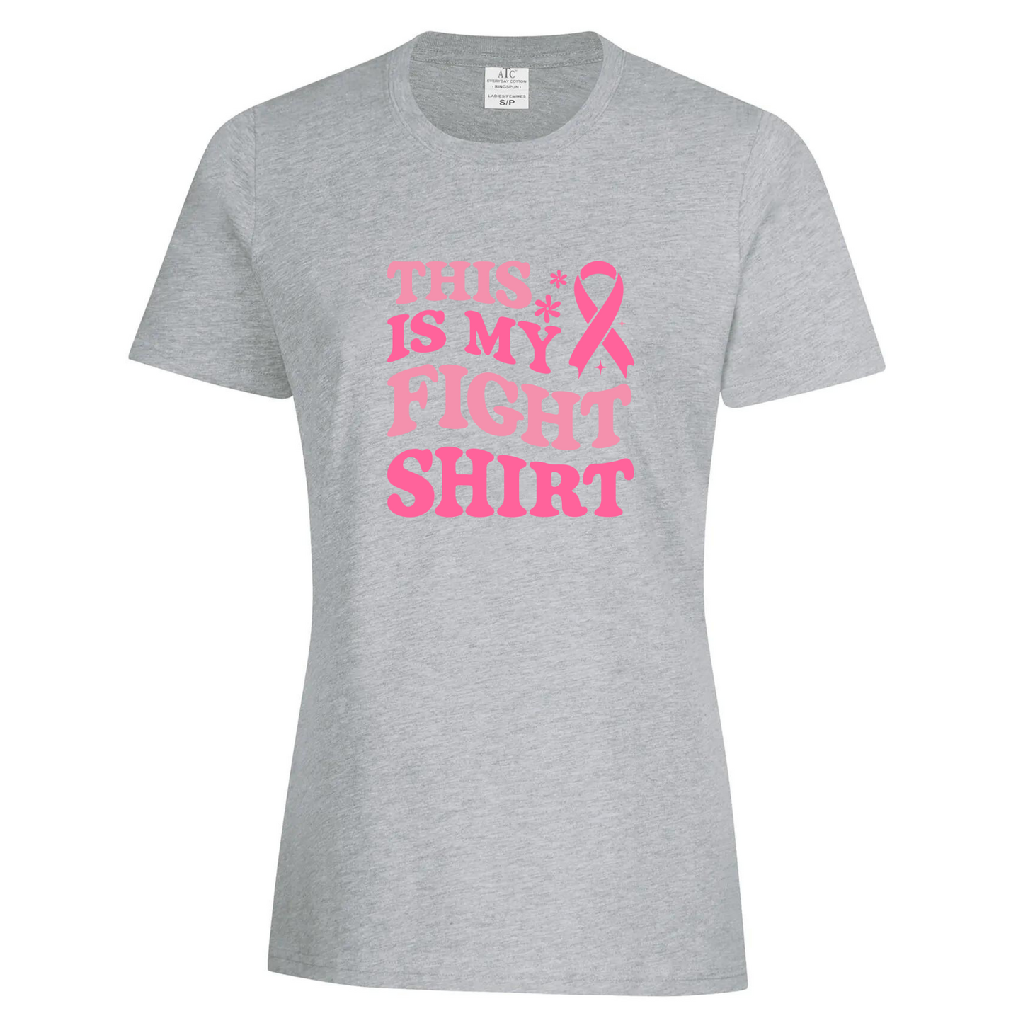 My Fight Shirt -Breast Cancer Awareness-Ladies S.S Tshirt