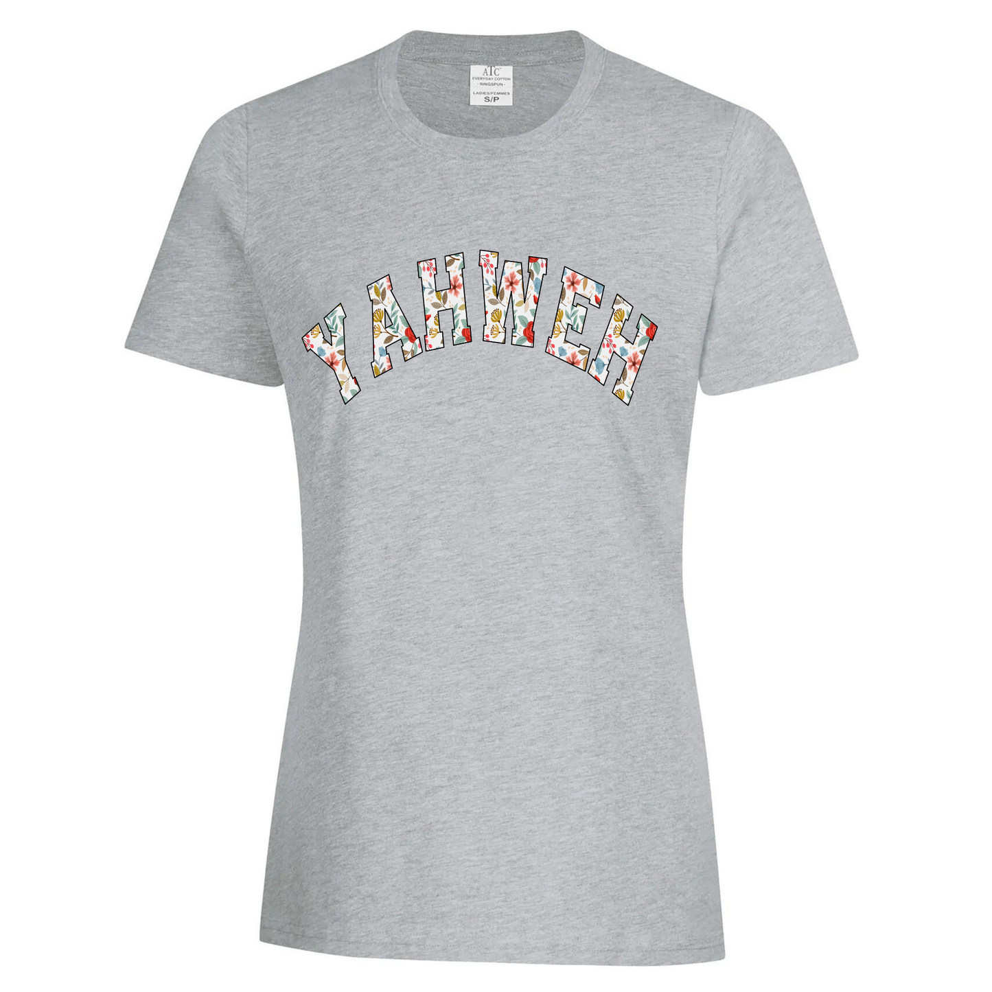 Floral Yahweh-Ladies S.S Tshirt