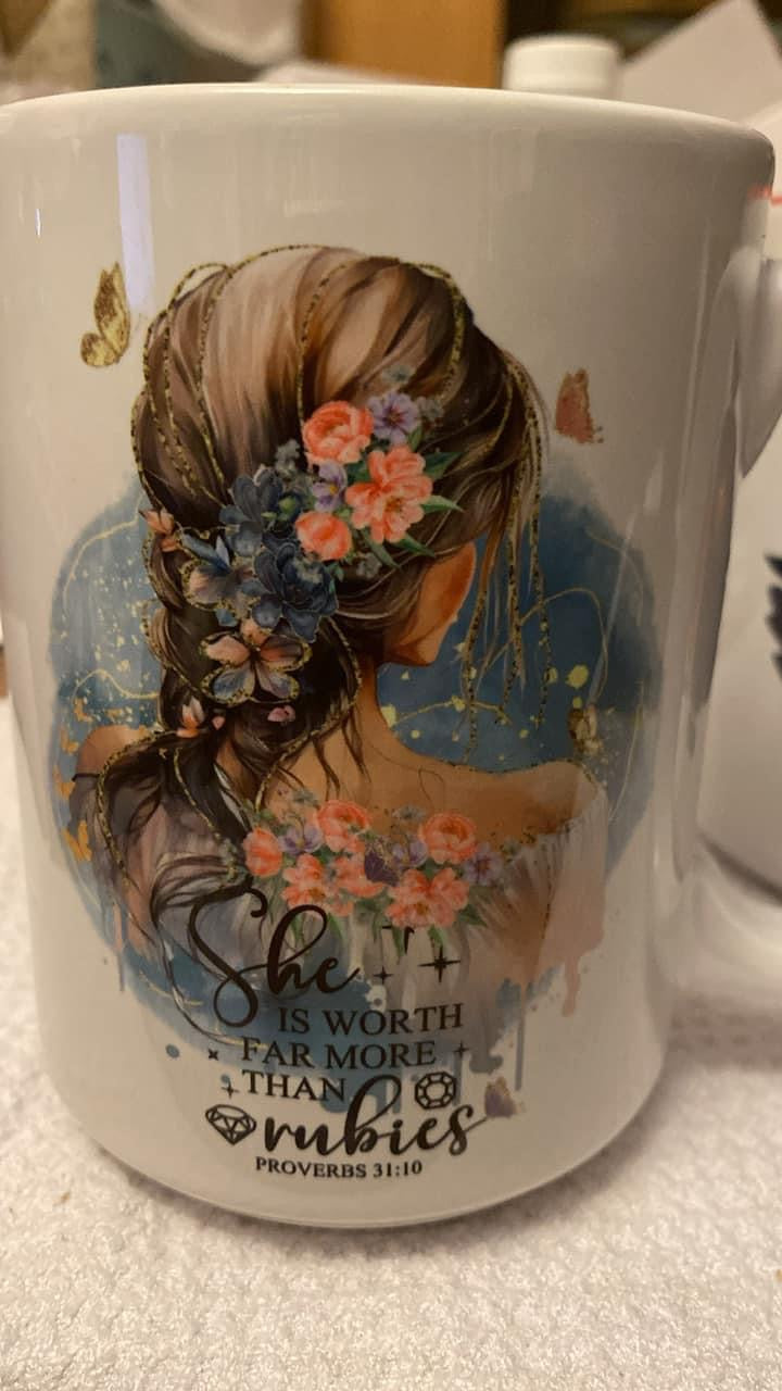 More Precious than Rubies Ceramic Mug