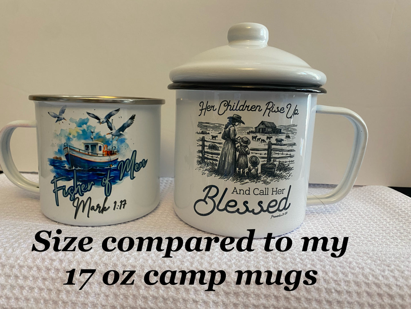 Blessed Woman-23 OZ Metal Camp Mug with Lid