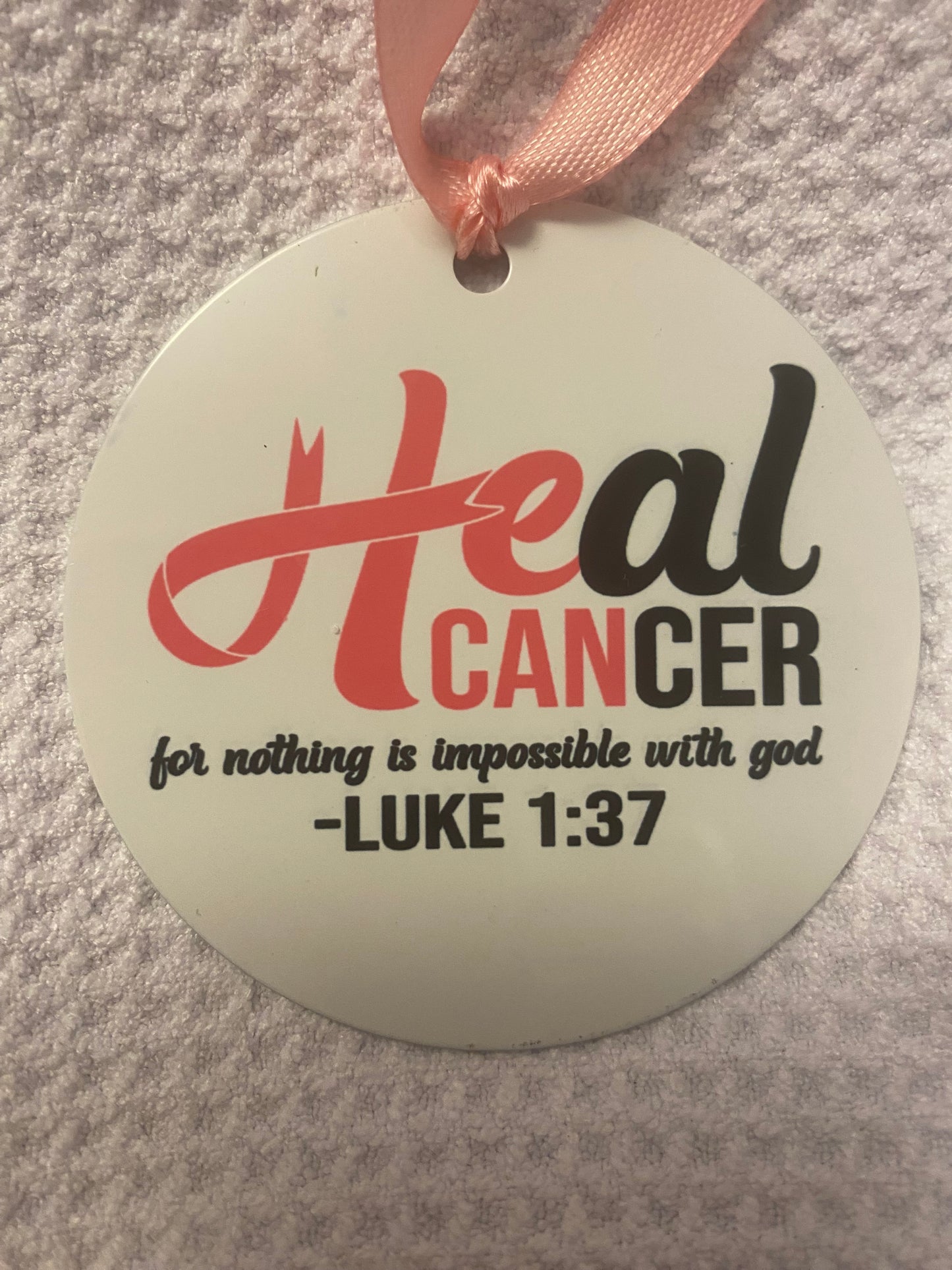 Breast Cancer Awareness-Heal Cancer Ornament