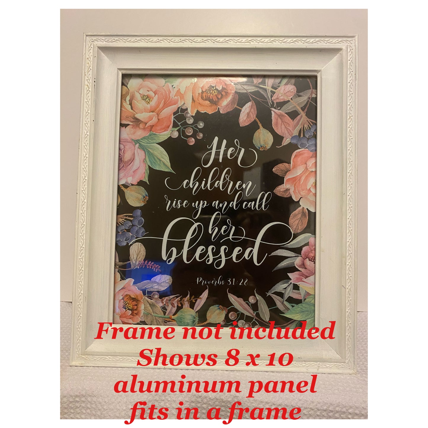 PRAY-8 x 10 Inch Aluminum Print