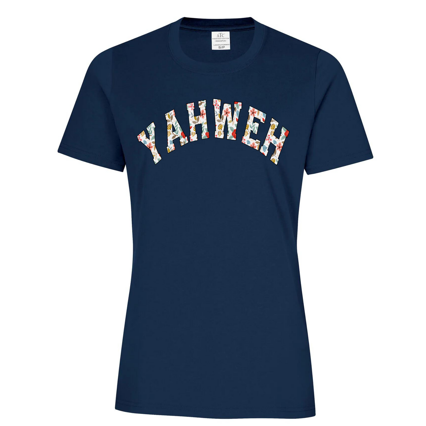 Floral Yahweh-Ladies S.S Tshirt